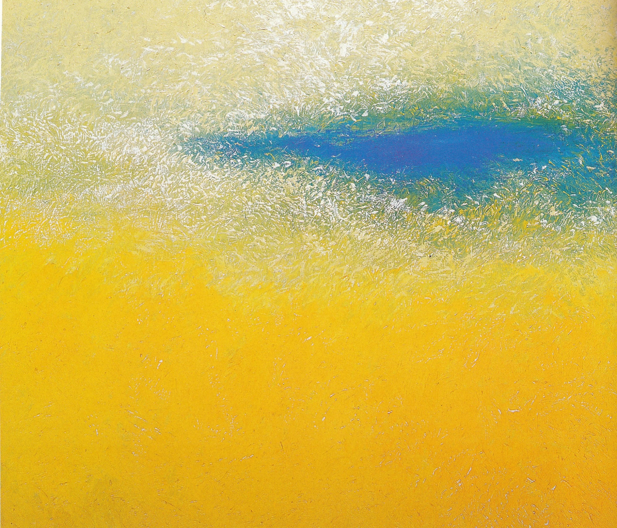 Paramjit Singh Winter Lake, 1995 Oil pastel 36 x 42 in