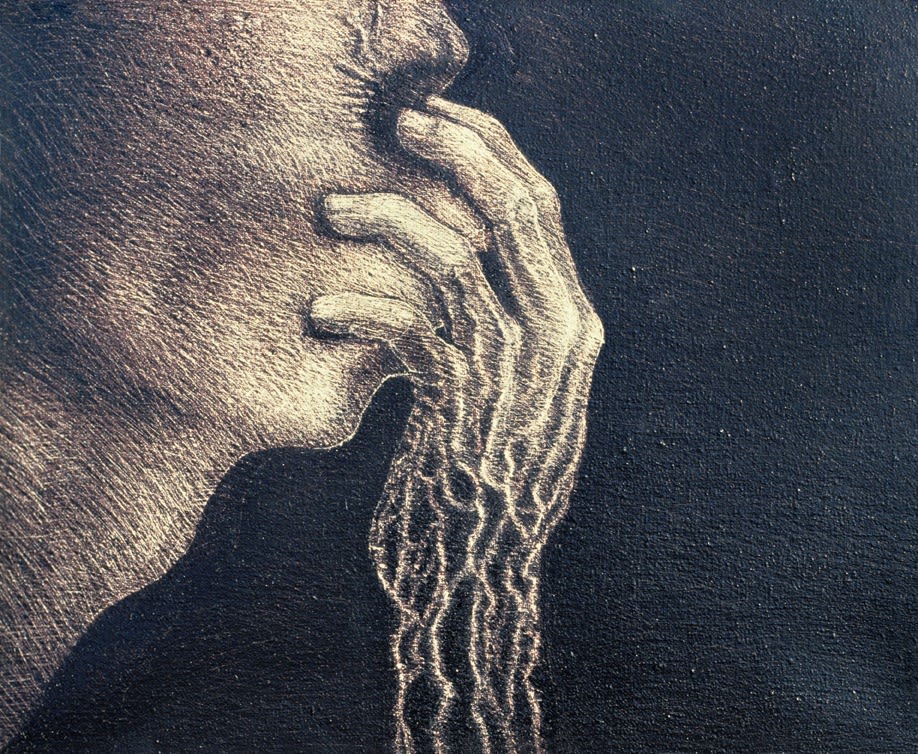 Rameshwar Broota His Hand, 1993 24 x 24 in