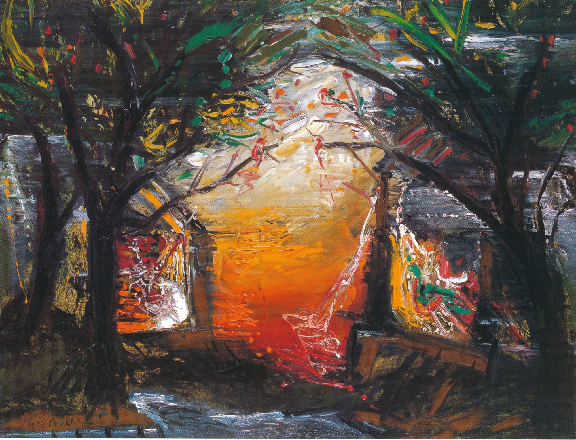 Manu Parekh Landscape of Trees, 2004 Oil on canvas 30 x 40 in