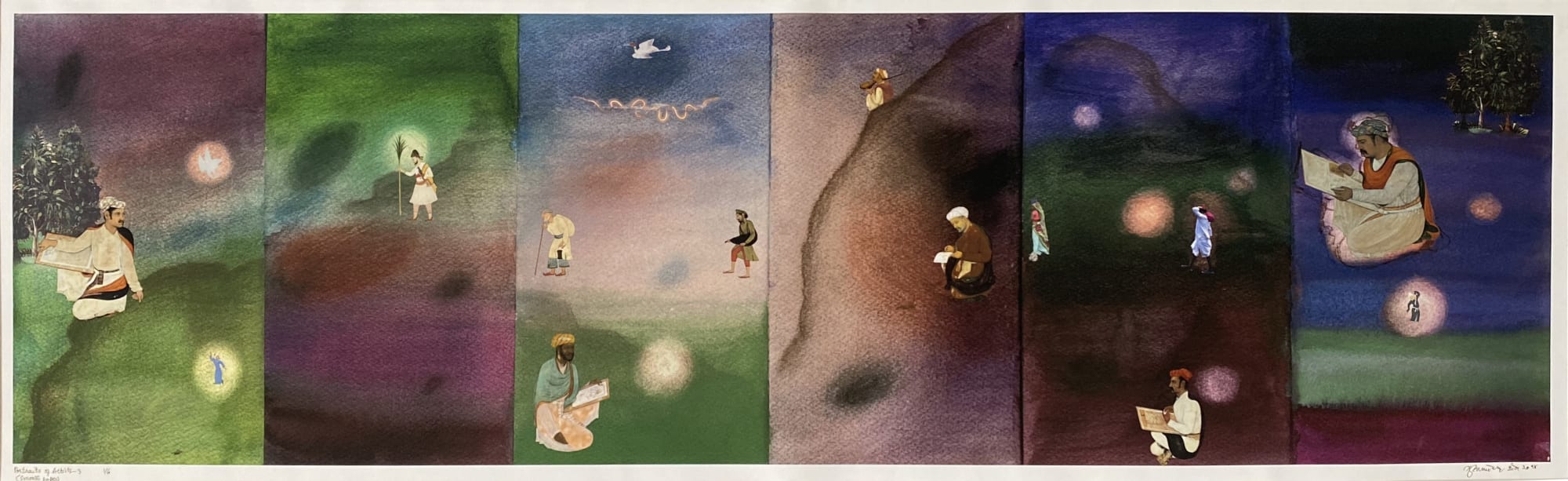 Gulammohammed SheikhPortraits of Artists: 3, 2014 Digital Collage, Inkjet on Hahnemühle Fine Art Texture Paper