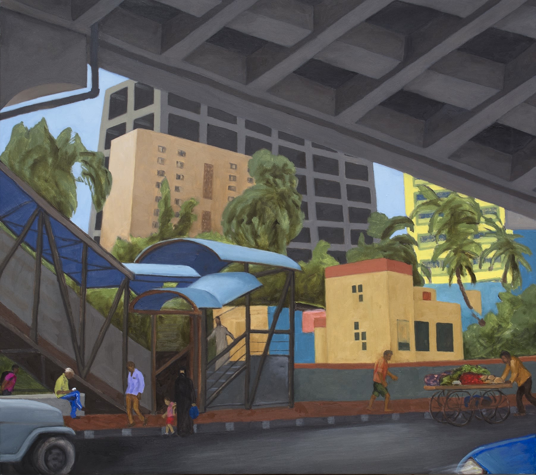 Sudhir Patwardhan Morning, 2024 Oil on canvas