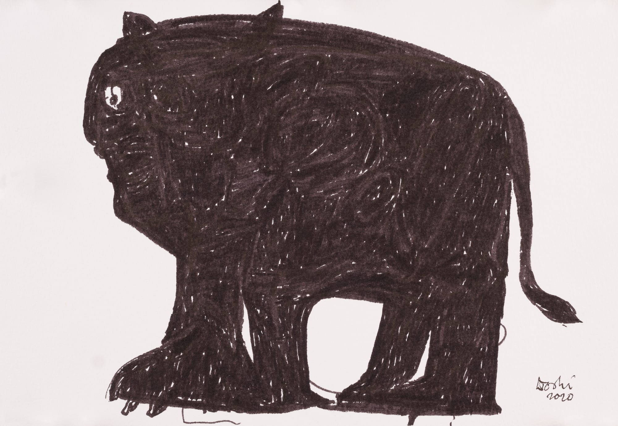 Balkrishna Doshi Untitled, 2020 7 x 10.25 in