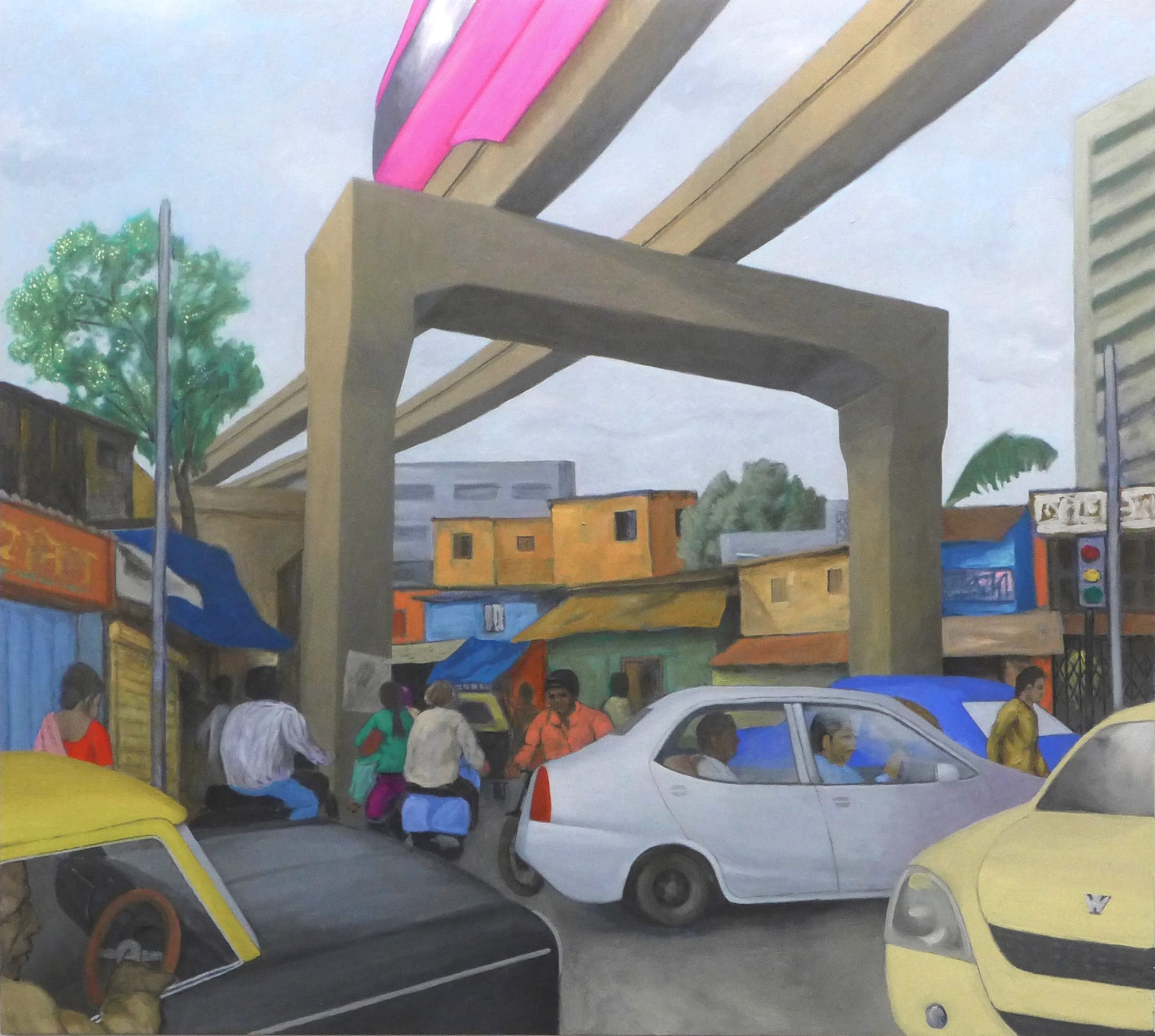 Gateway to the Future Oil on canvas 2021