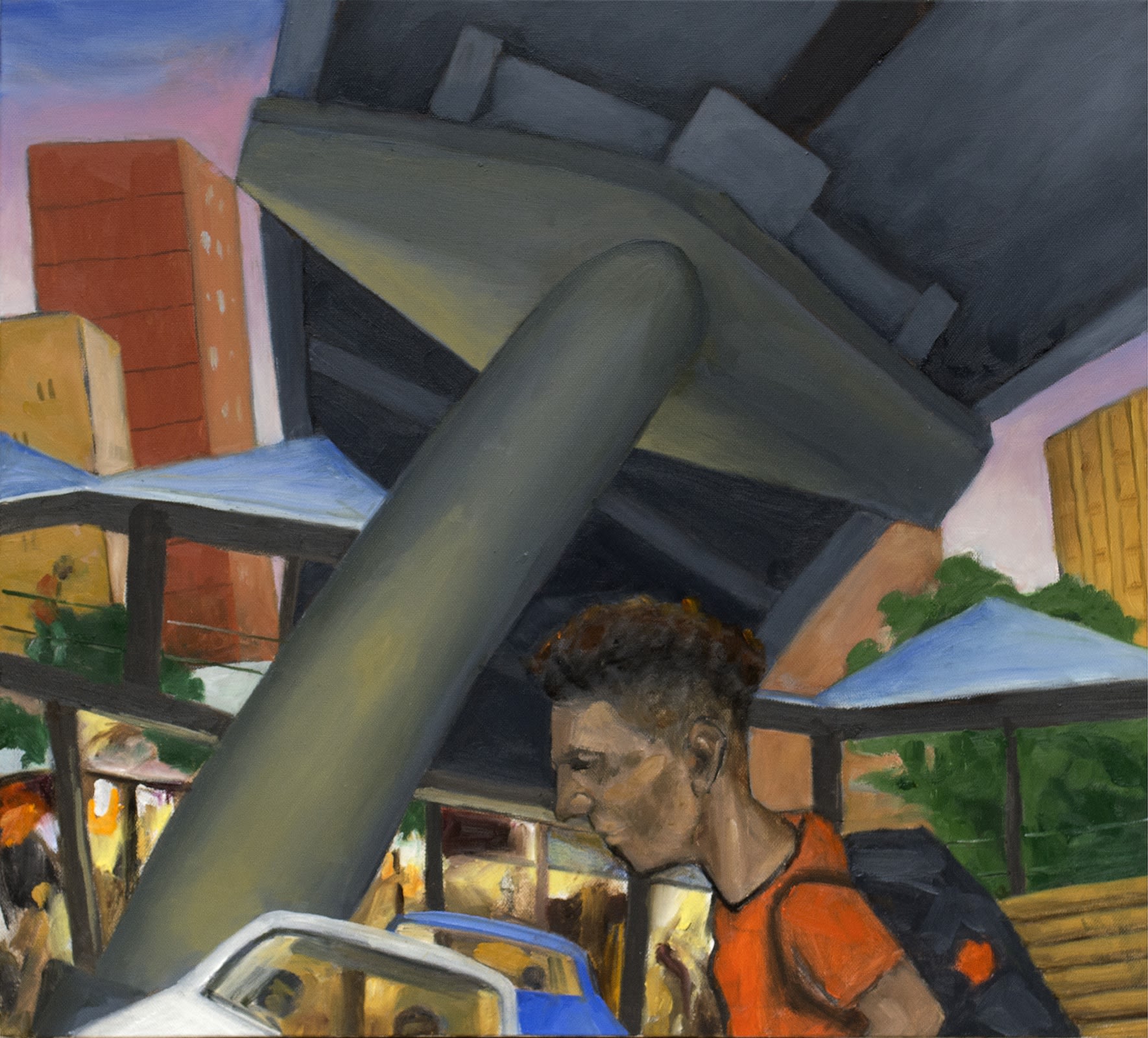 Delivery Boy Oil on canvas 2023