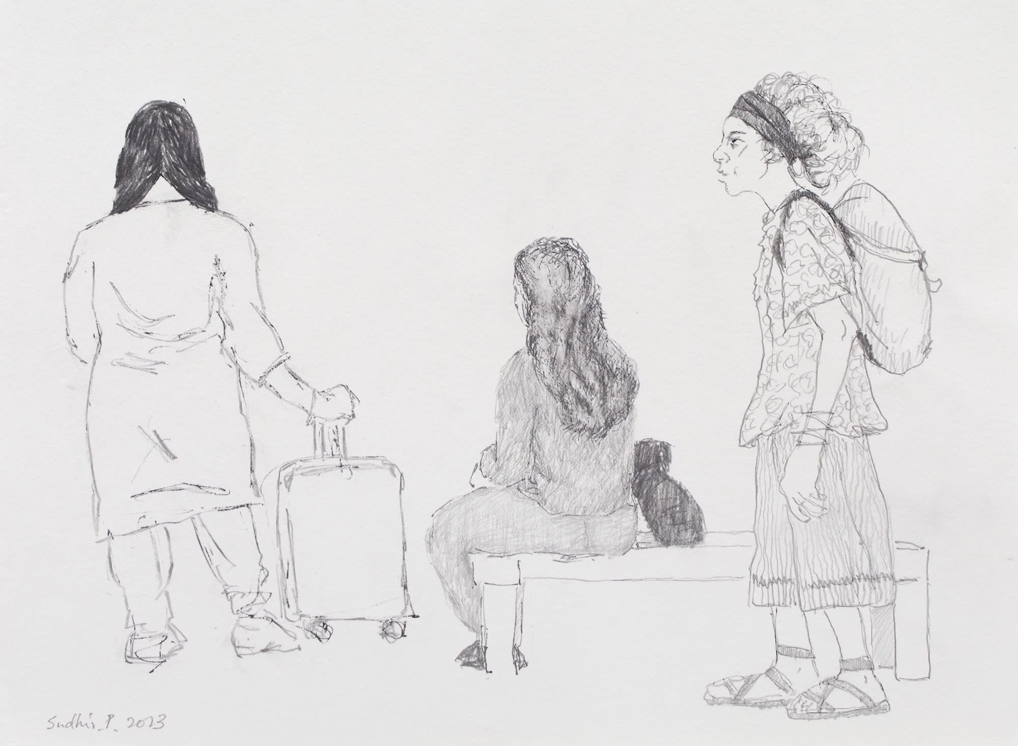 Untitled Pencil on paper 2023