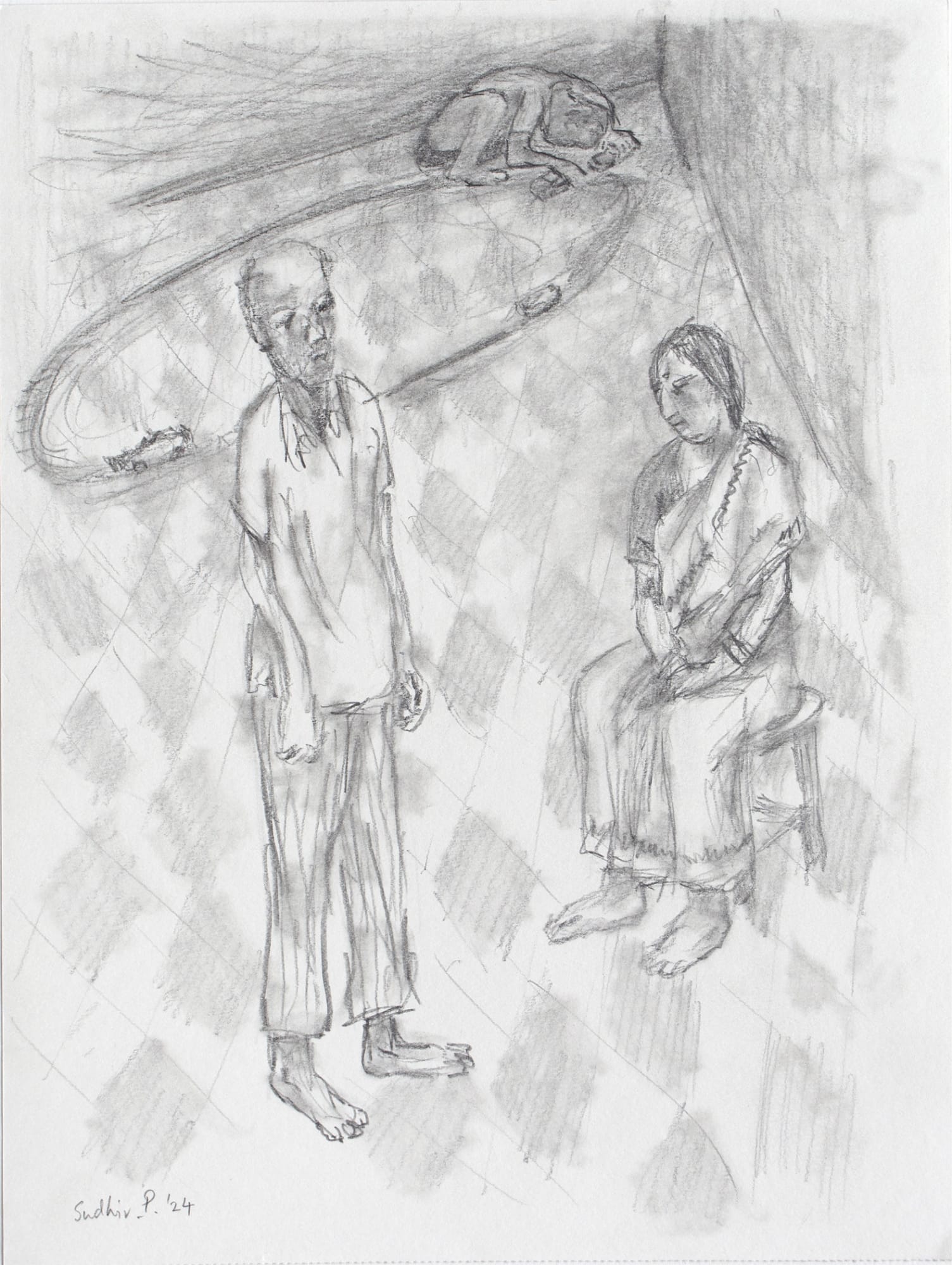 Untitled Pencil on paper 2024