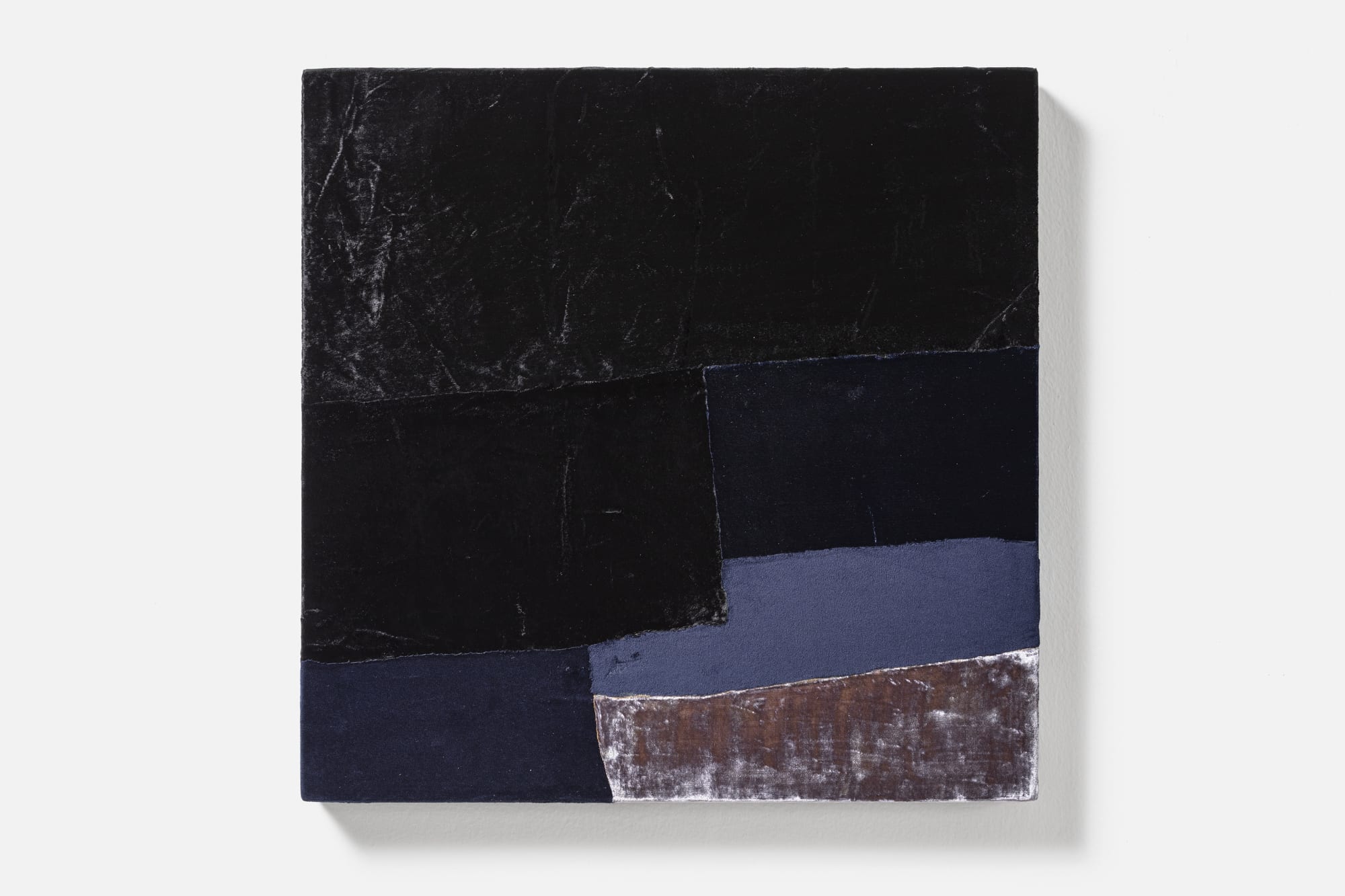 Anita Dube Untitled Fabric, glue and plywood