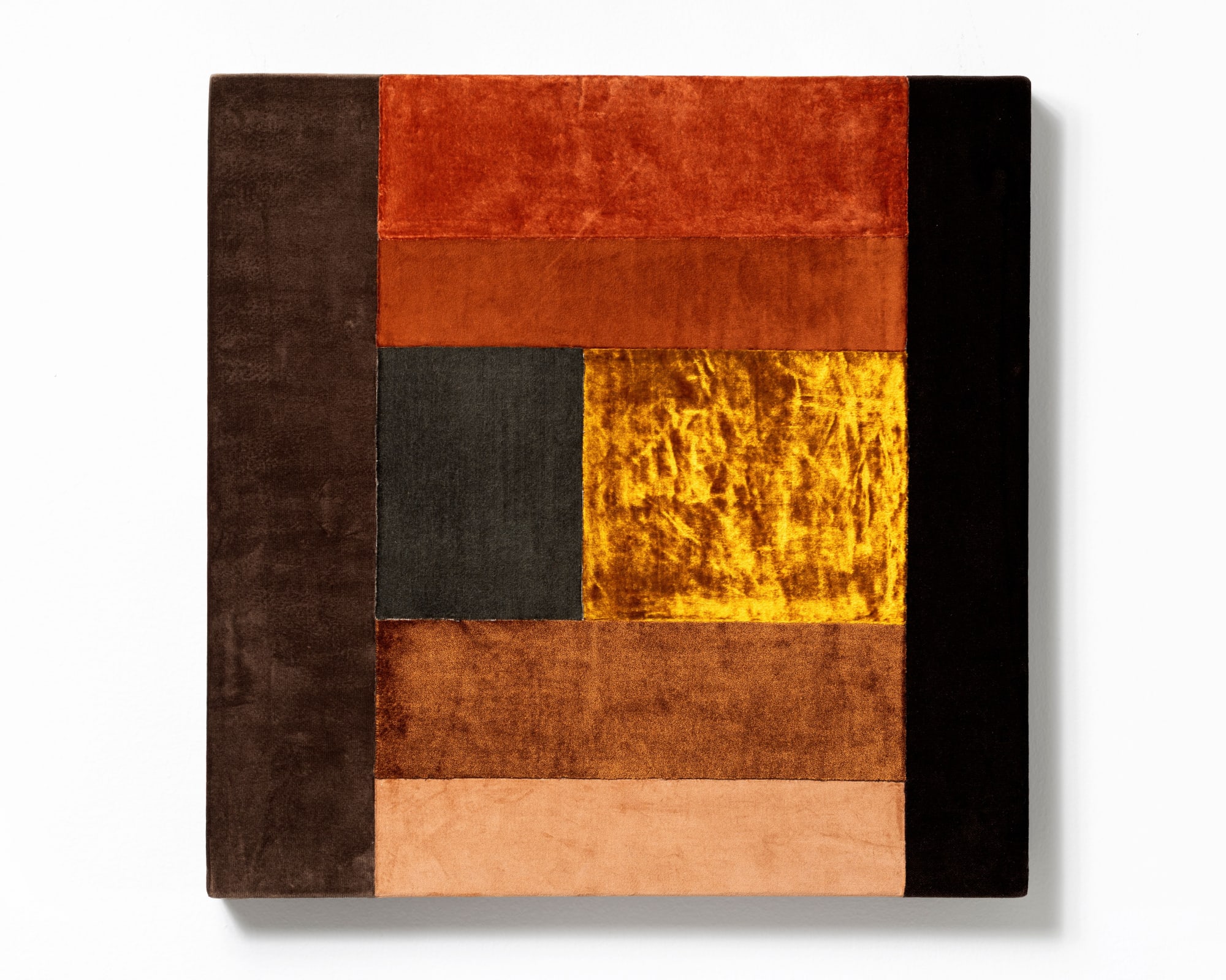 Anita Dube Untitled Fabric, glue and plywood