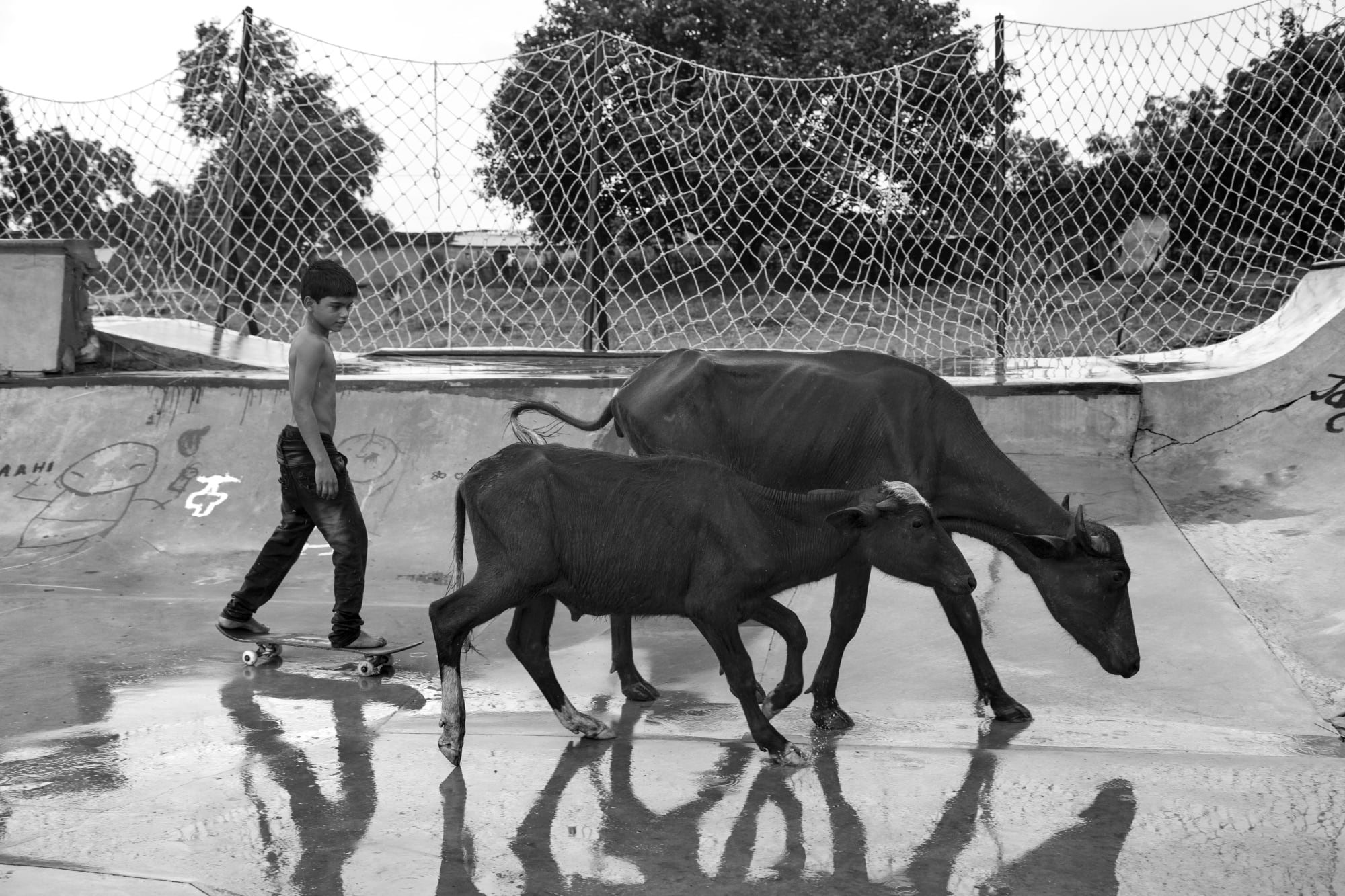 Ajay, 16 yrs, Janwaar Village, Madhya Pradesh, India (from the series Janwaar Castle) Archival pigment print 24 x 36 in