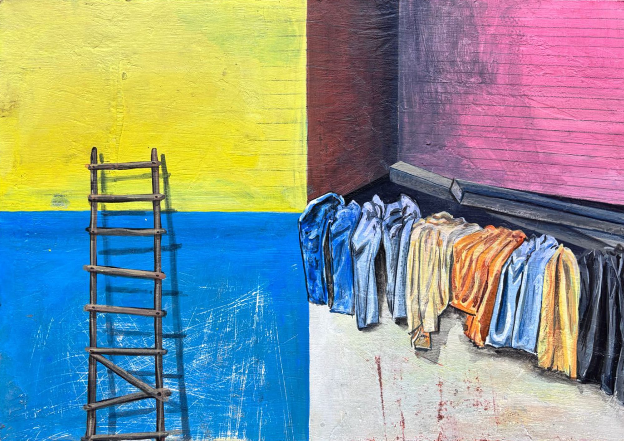 Vipul Badva Untitled, 2024 Mixed media on paper