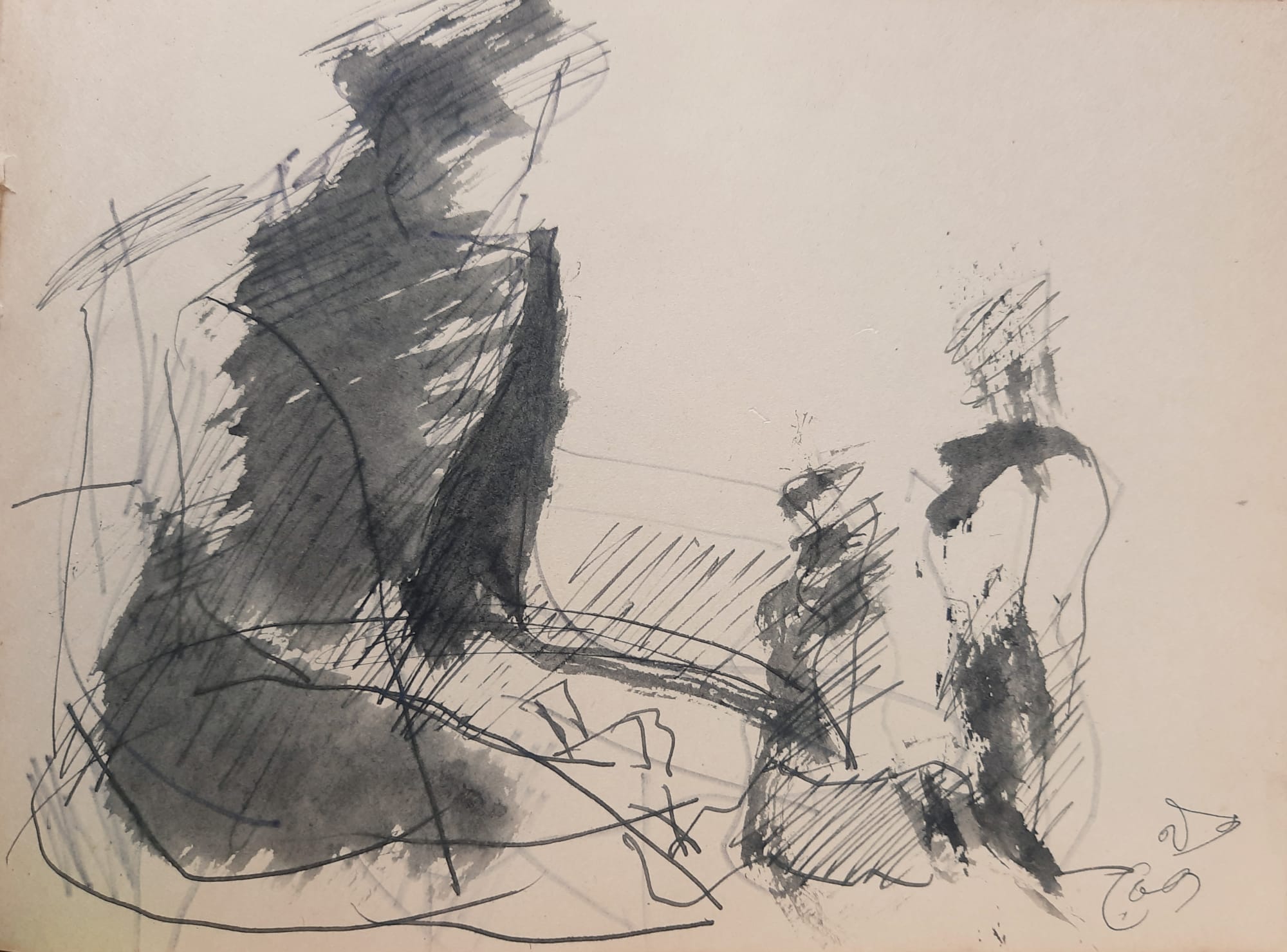 Reba Hore Untitled Pen and ink on paper