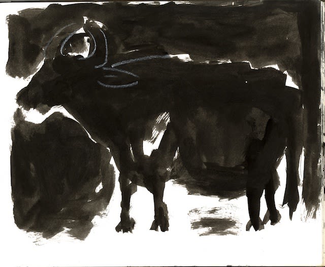 Somnath Hore Untitled Pen and ink on paper