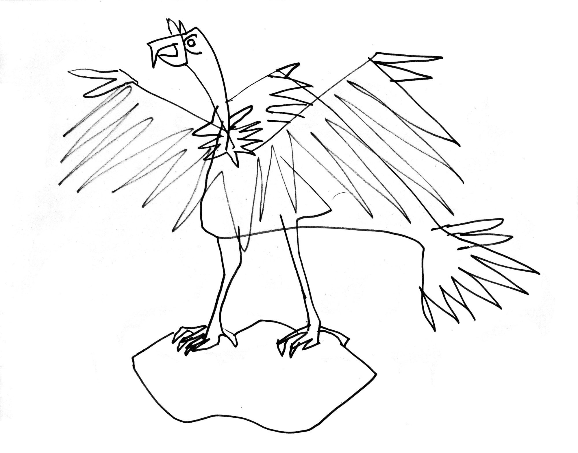 Somnath Hore Untitled Pen and ink on paper