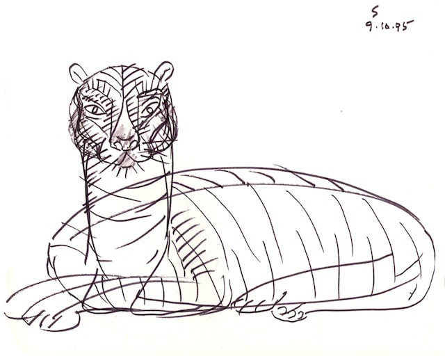 Somnath Hore Untitled, 1995 Pen and ink on paper