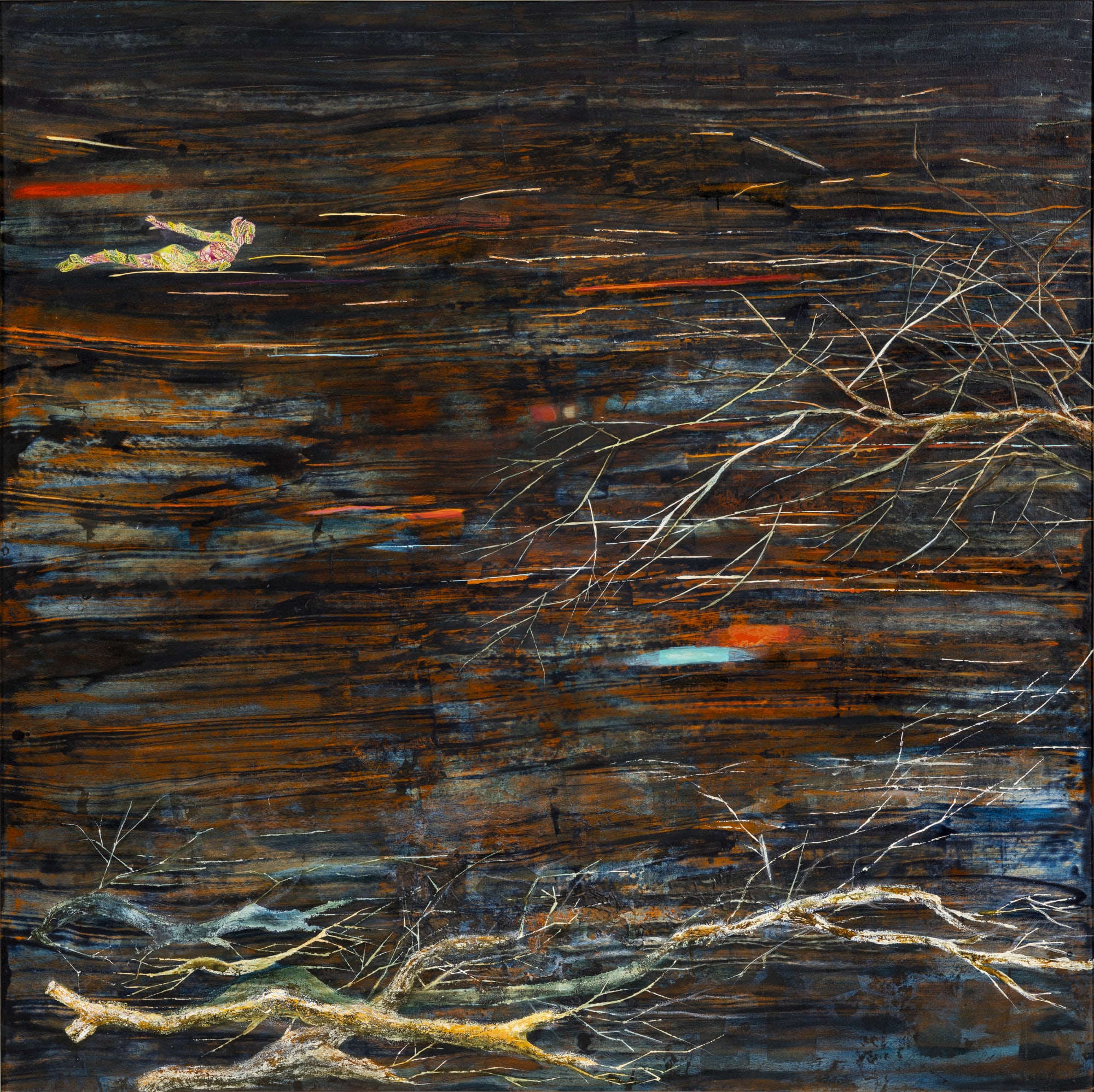 Untitled Oil on canvas 55.6 x 55.6 in