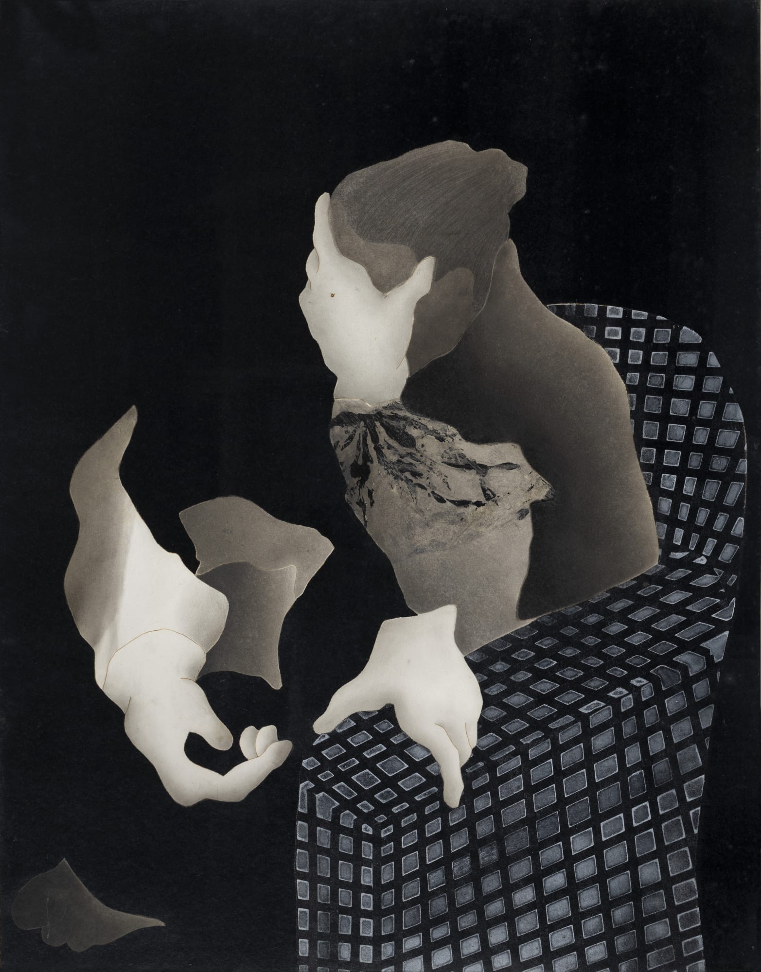 Reminiscence, 1980 Printing ink on paper 28 x 22 in