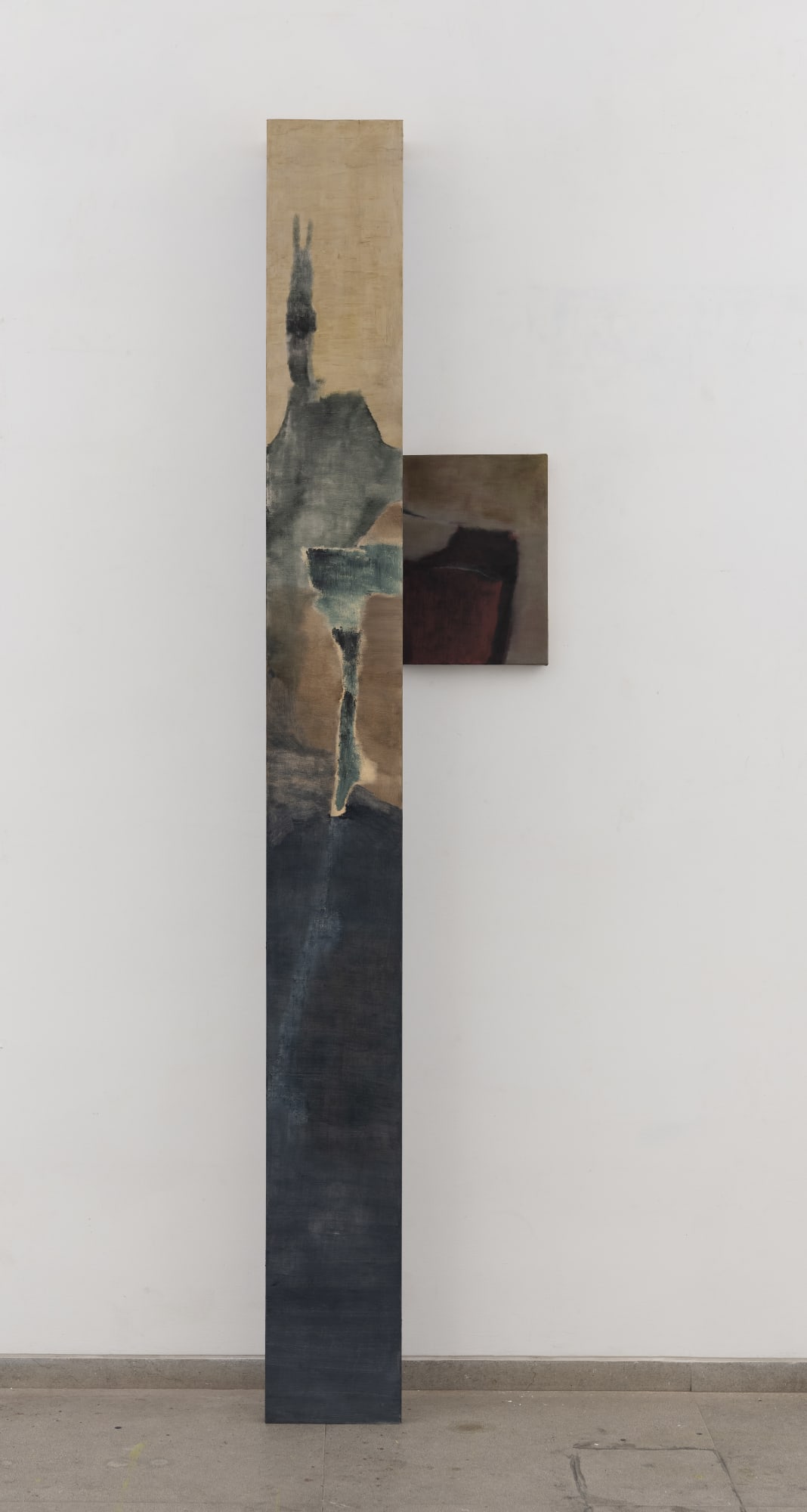 Biraaj Dodiya The Long Day Closes Oil paint on wood and linen