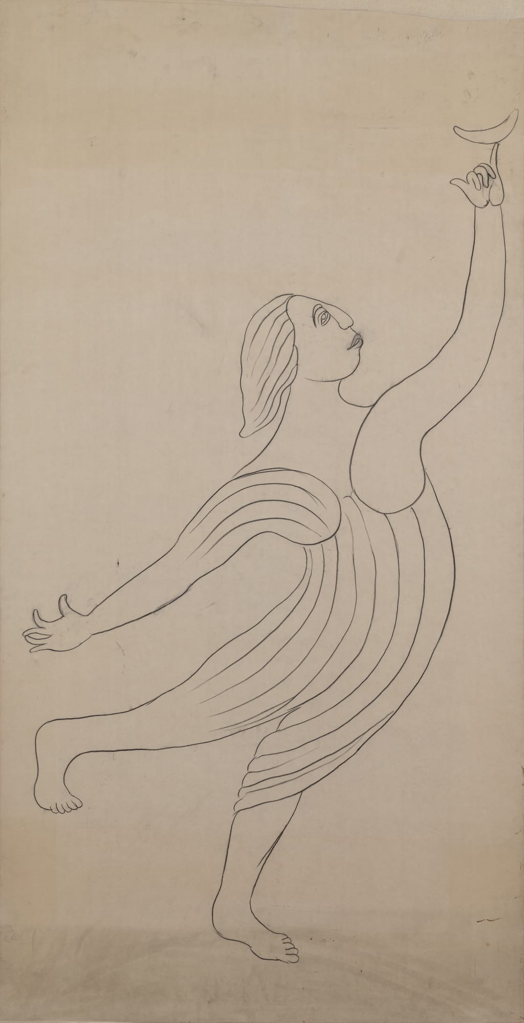 Untitled Drawing on paper 79.5 x 40 in