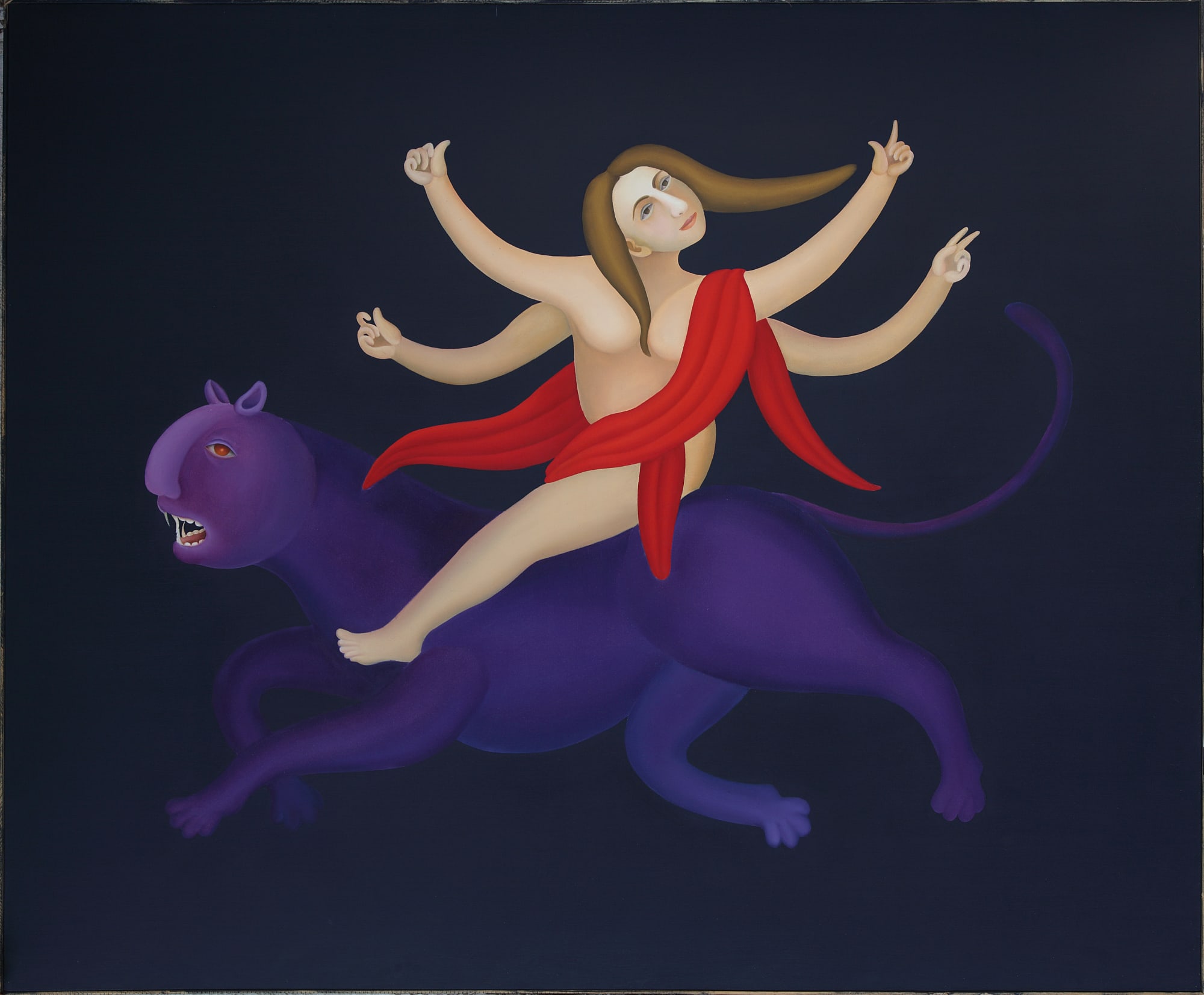 Untitled Oil on canvas 64 x 76 in