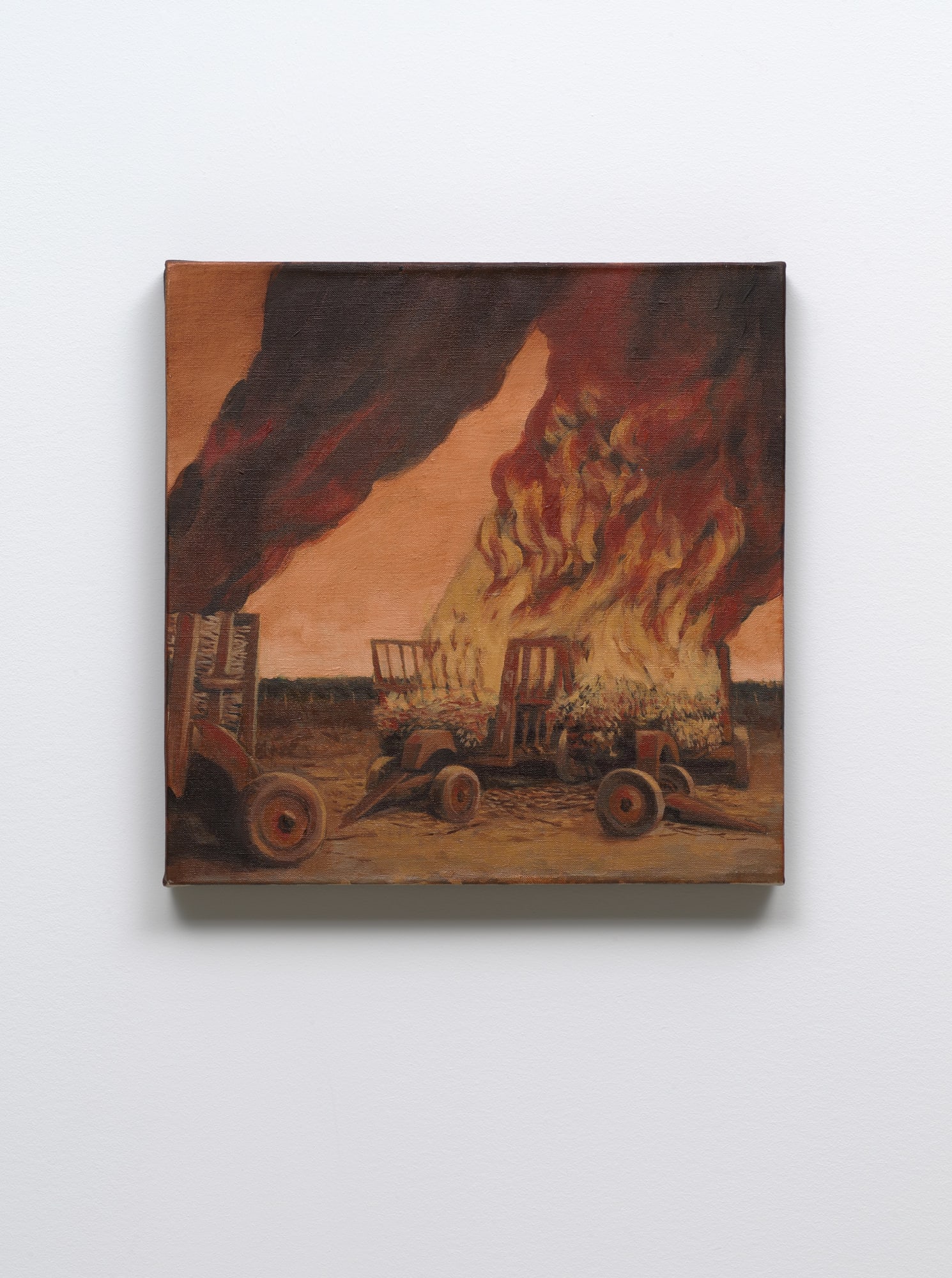 José Morbán Dechoukaj (1991), 2020 Oil on linen 12 x 12 inches