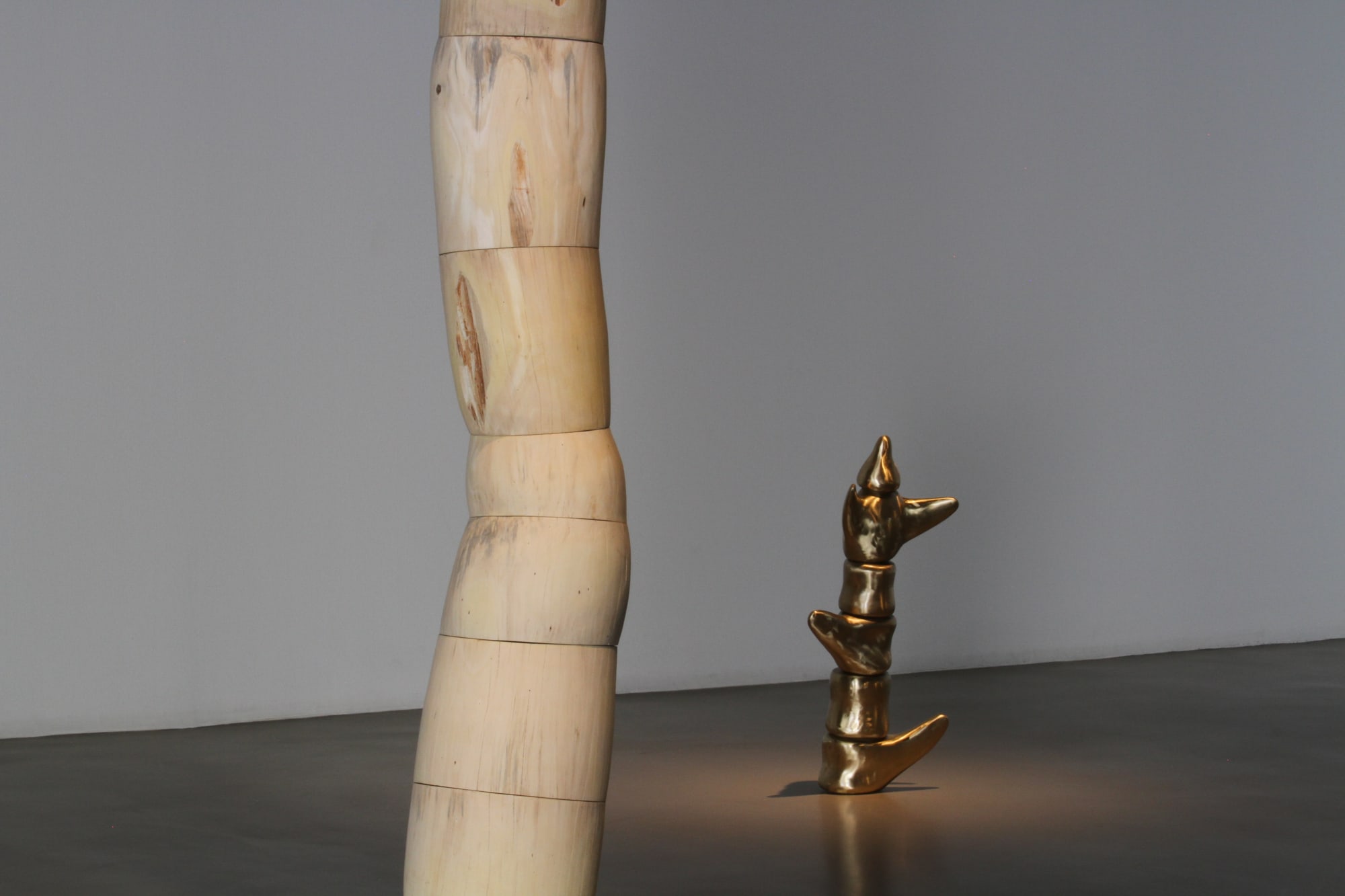 The middle of the exhibition peirod