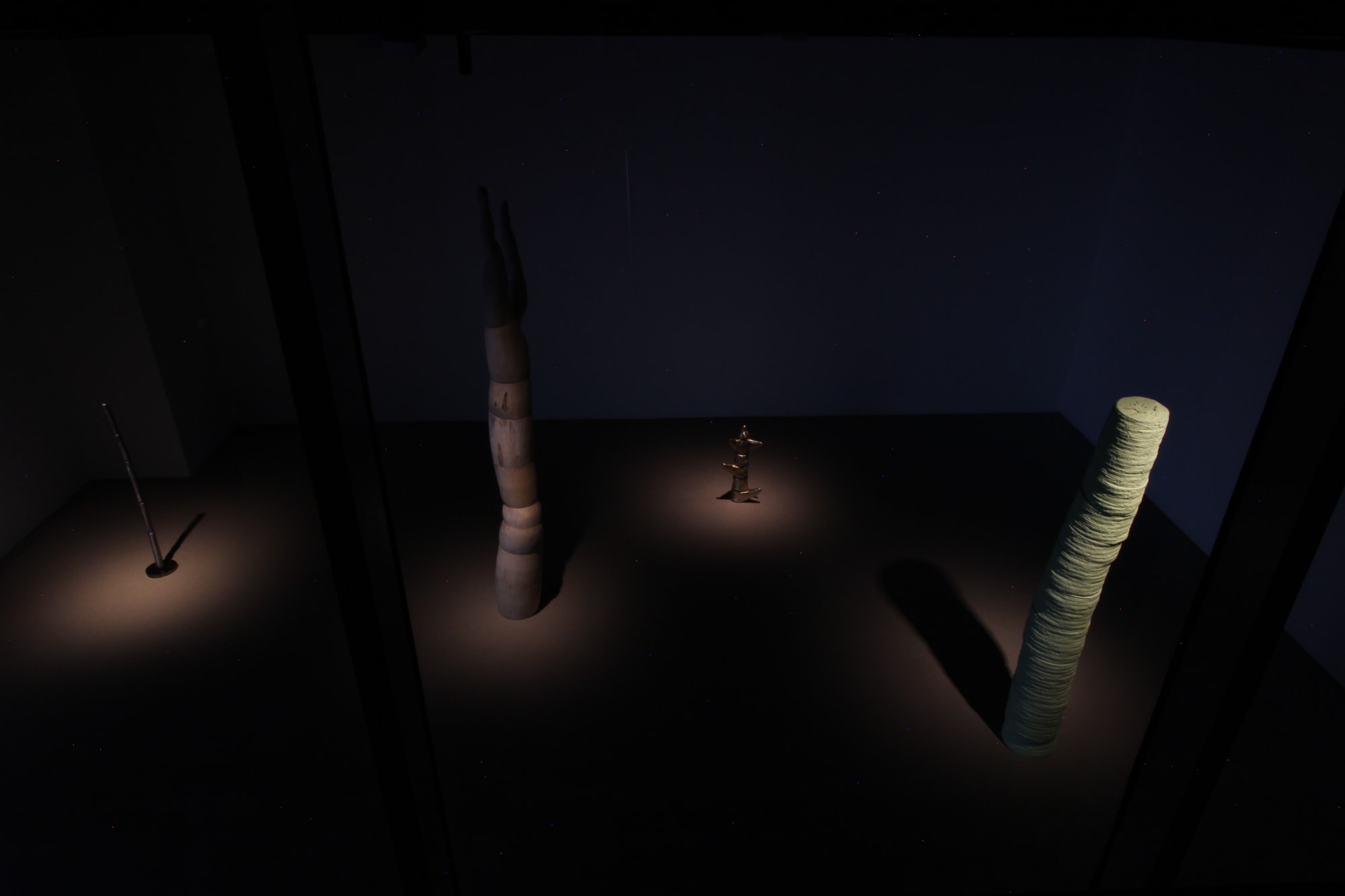 The middle of the exhibition peirod