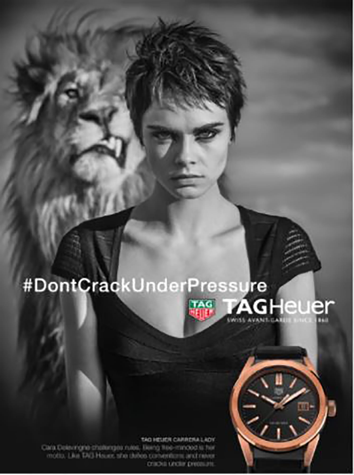LVMH "Don't Crack Under Pressure" featuring Cara Delevingne In December 2017, David Yarrow shot LVMH's latest "Don't Crack Under Pressure" campaign with Cara Delevingne, which was seen in airports around the world.
