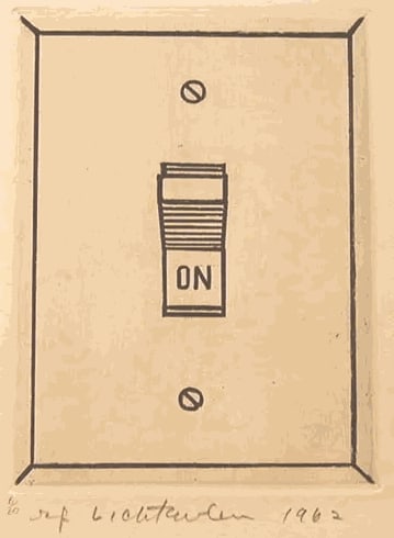 Roy Lichtenstein On engraving