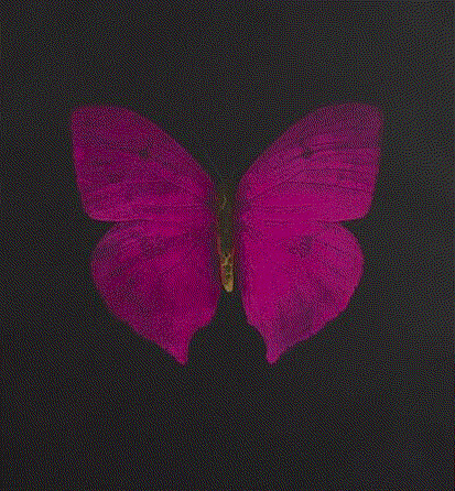 Damien Hirst The Souls On Jacob S Ladder Take Their Flight Large Purple Butterfly