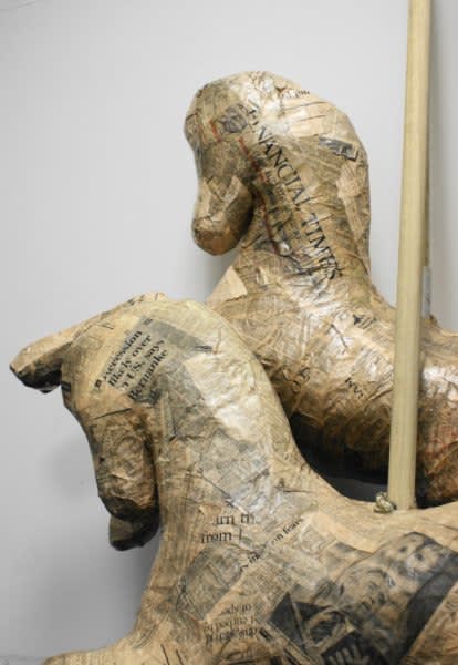 Unfinished carousel horse in Keebles studio