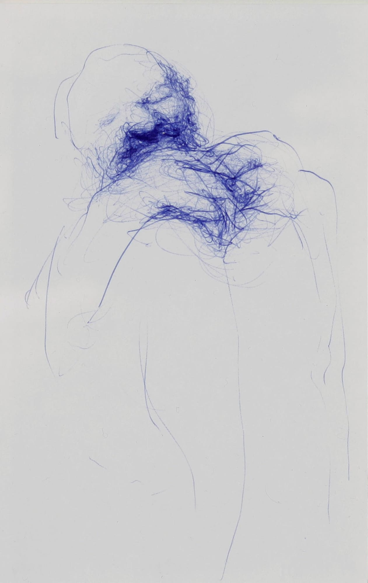 D011146 Van Mullem Sans Titre Pencil On Paper 17 3Cm X 12 7Cm