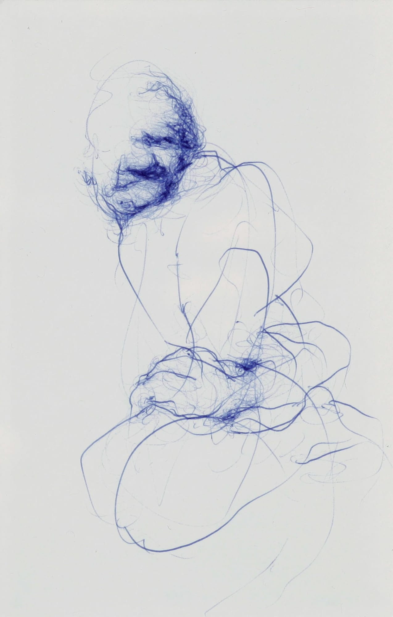 D011151 Van Mullem Sans Titre Pencil On Paper 17 3Cm X 12 7Cm