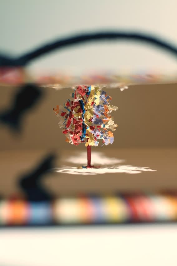 Secret Language of Flowers exhibition hanging in Andipa Gallery