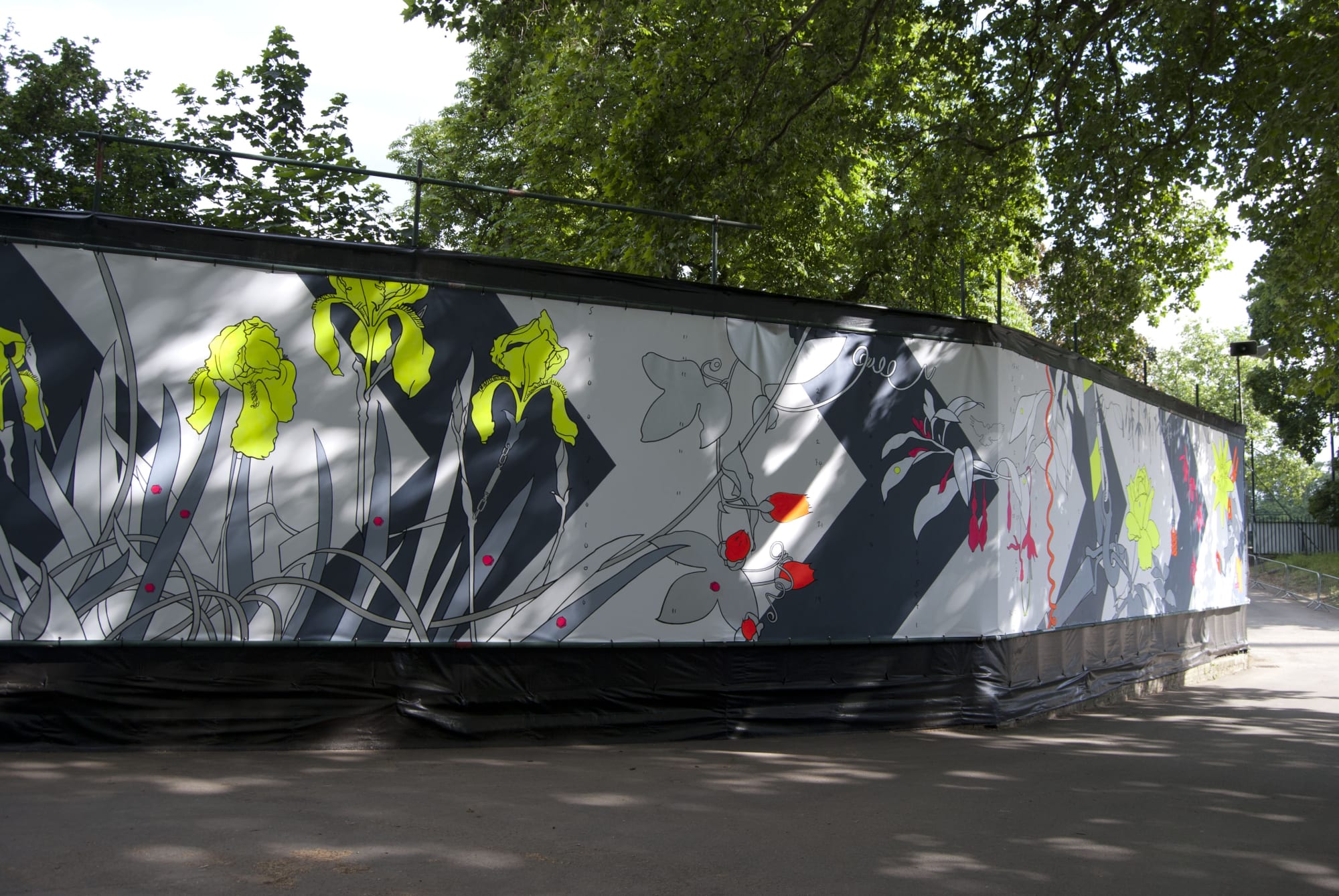 Hugo Dalton Constructed Nature wall mural