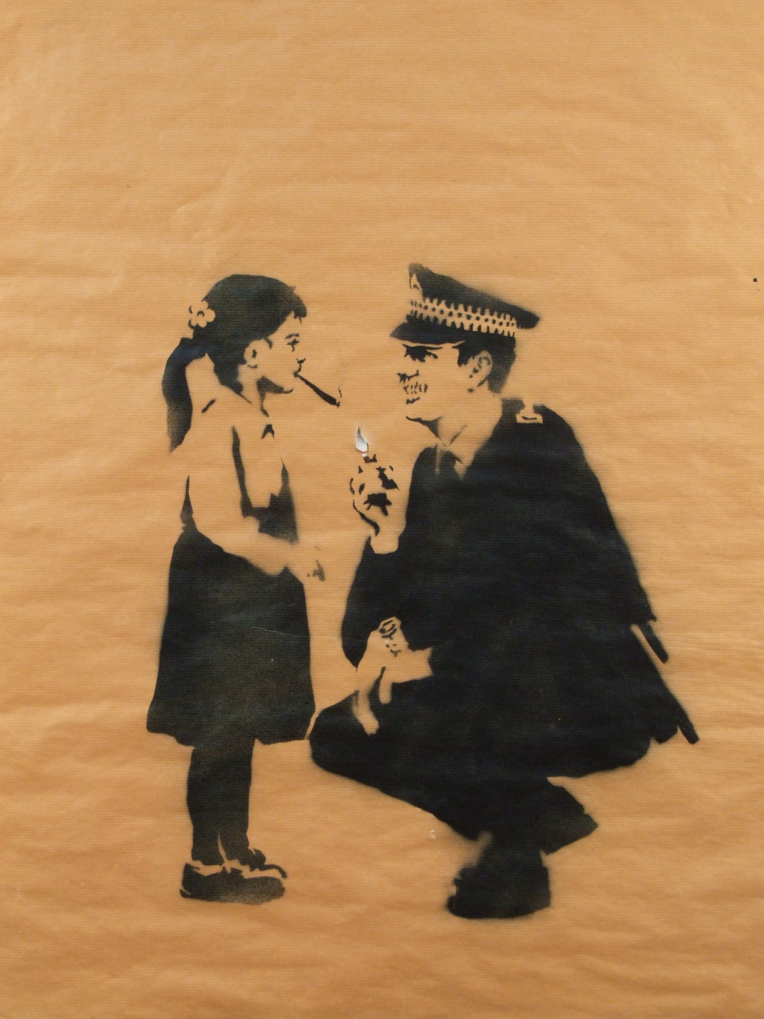 Banksy Police And Spliff