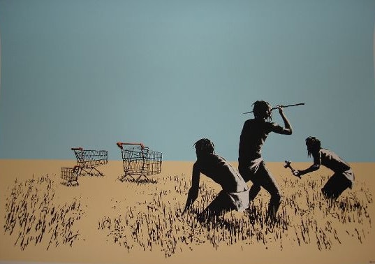 Banksy Trolley Hunters