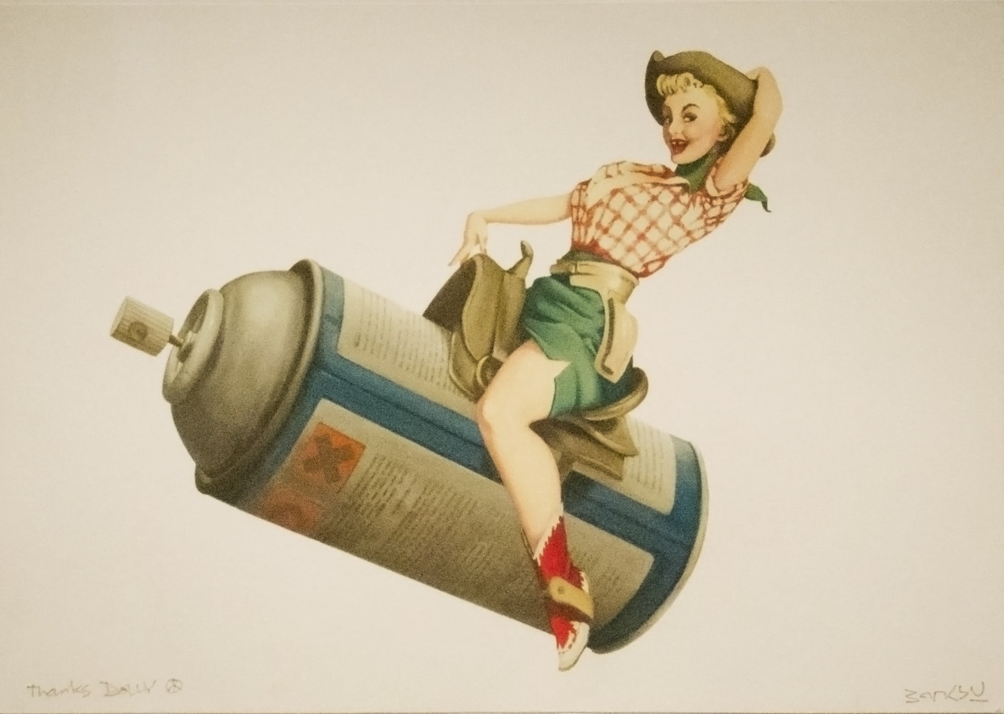 Banksy Rodeo Girl