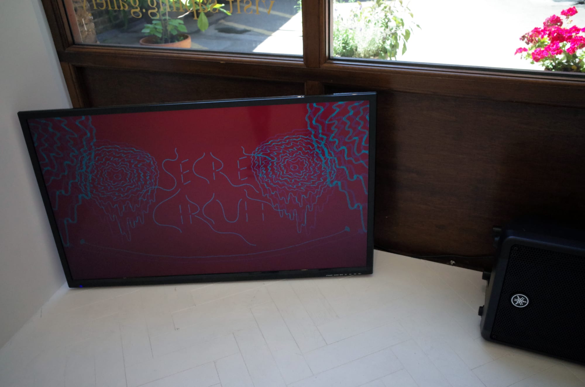 Installation of Eddie Ruscha: Cosmic Harmonics at Sapling, July 2021. Photo: Cedric Bardawil