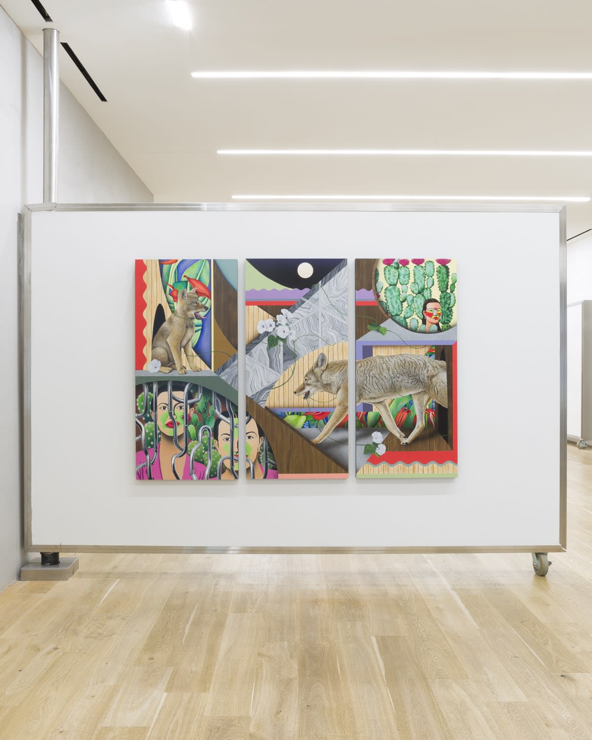 Installation view, MATERNITY LEAVE: NONE OF WOMEN BORN, 2023. Photo: Evan Sheldon.