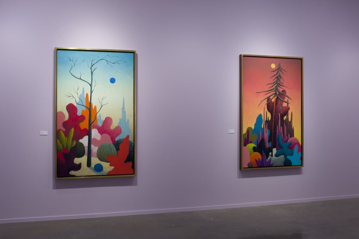 Installation view, Nicolas Party: Landscape, 2023. Photo: Evan Sheldon.