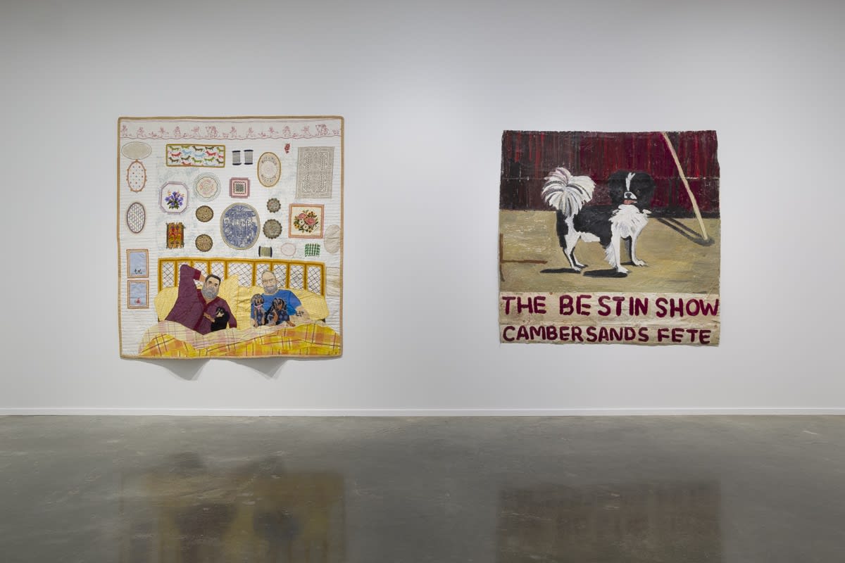 Installation view, Some Dogs Go to Dallas, 2024. Photo: Evan Sheldon.