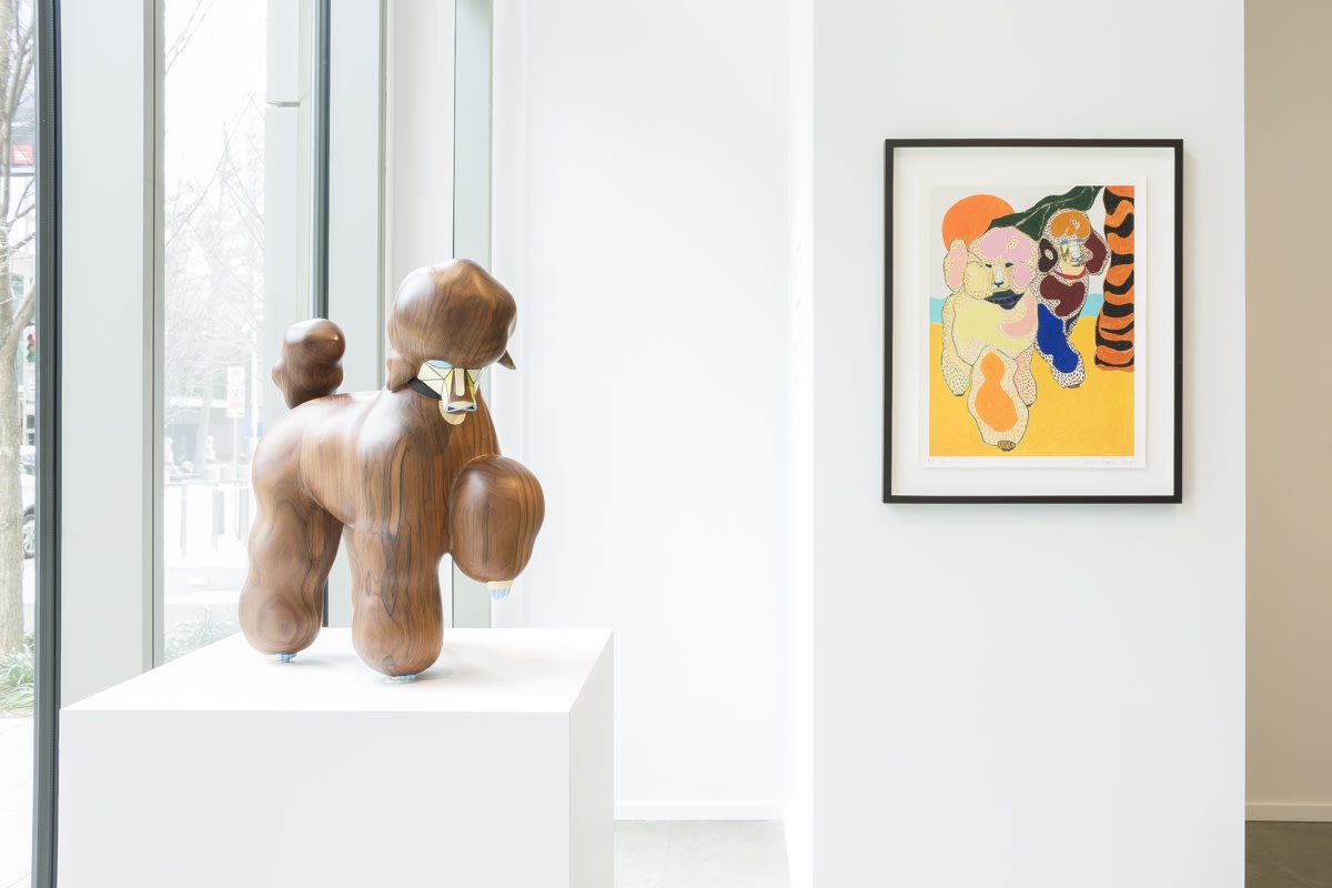 Installation view, Some Dogs Go to Dallas, 2024. Photo: Evan Sheldon.