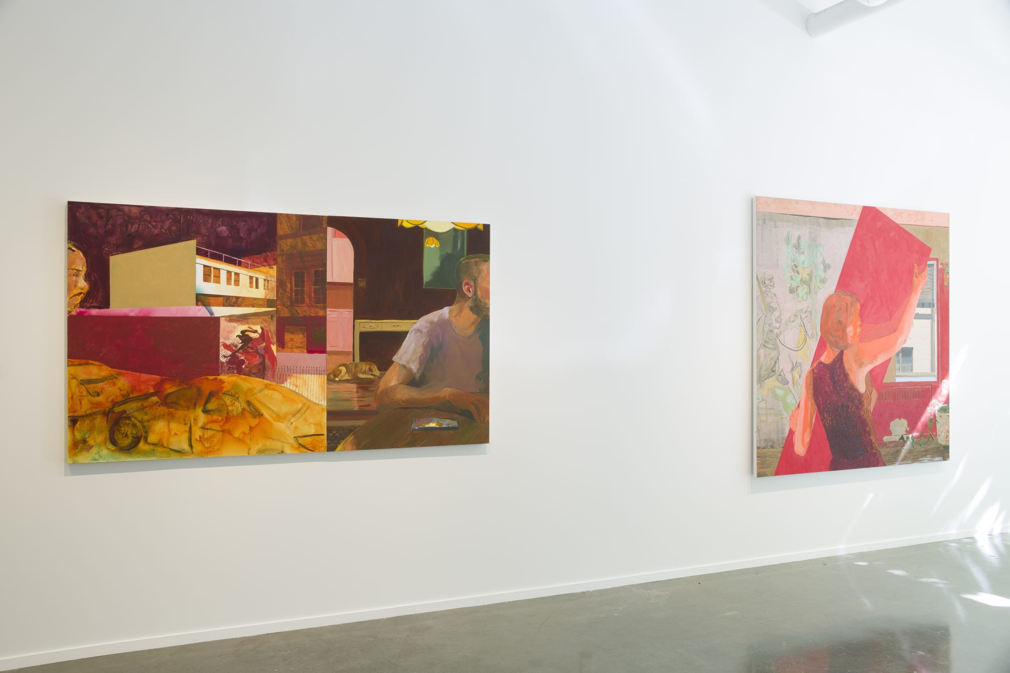 Installation view, Anthony Cudahy: Spinneret, 2024. Photo: Evan Sheldon.