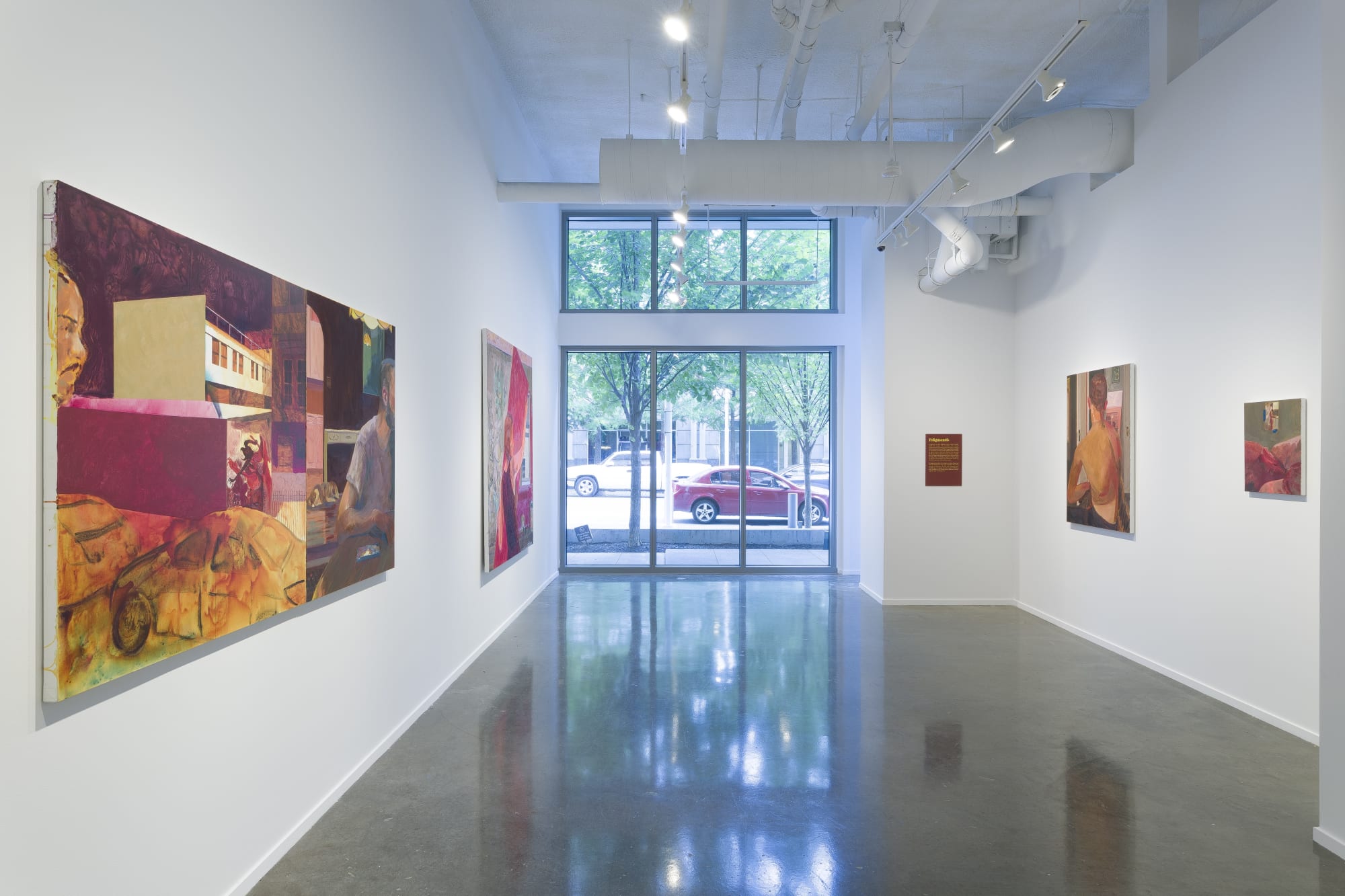 Installation view, Anthony Cudahy: Spinneret, 2024. Photo: Evan Sheldon.