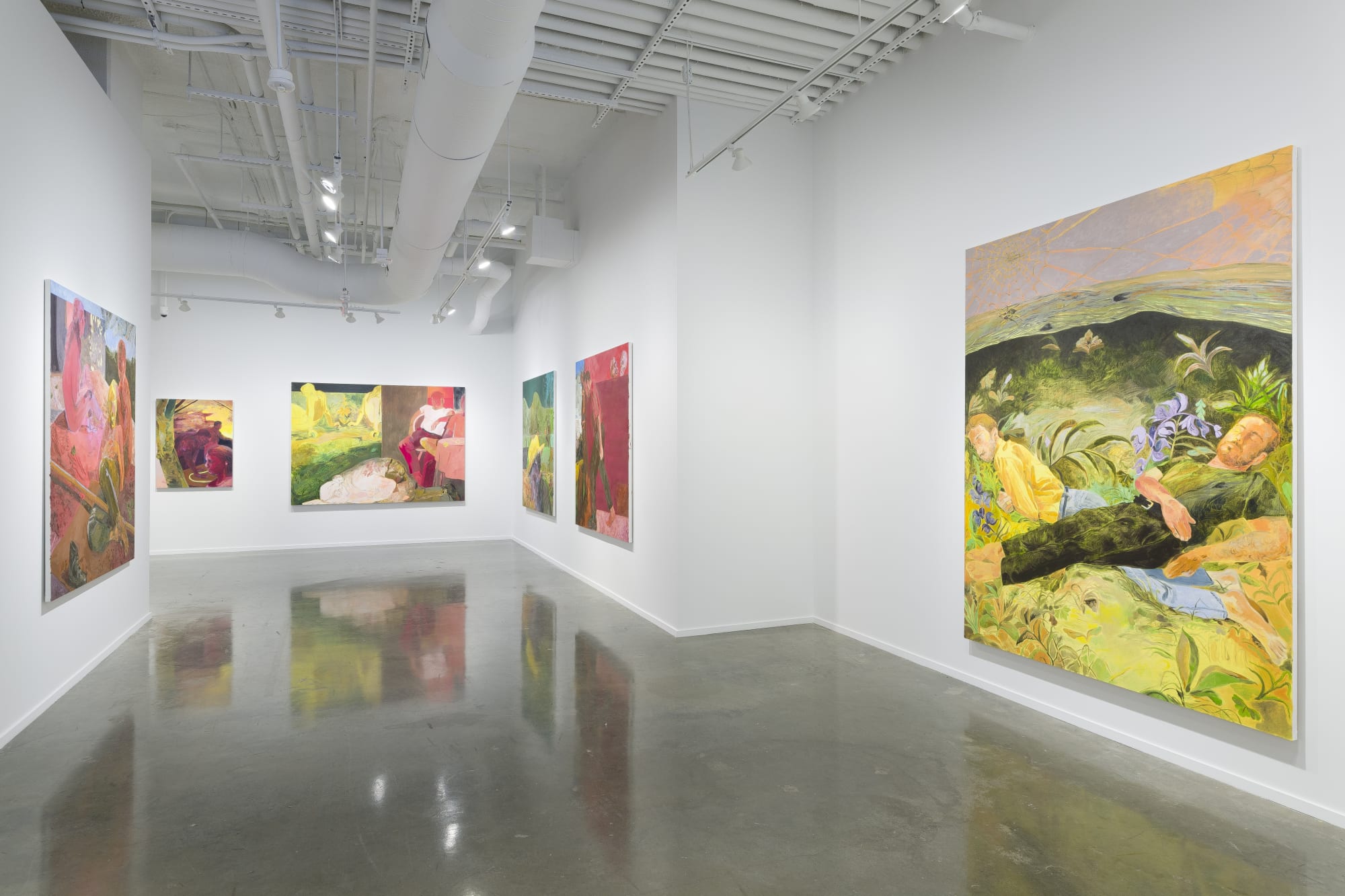 Installation view, Anthony Cudahy: Spinneret, 2024. Photo: Evan Sheldon.