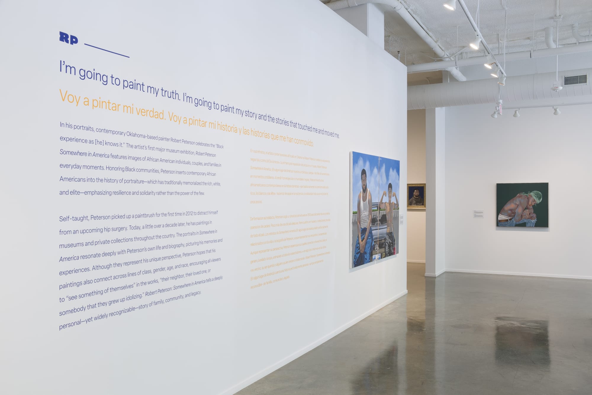 Installation view, Robert Peterson: Somewhere in America, 2025. Photo: Evan Sheldon.