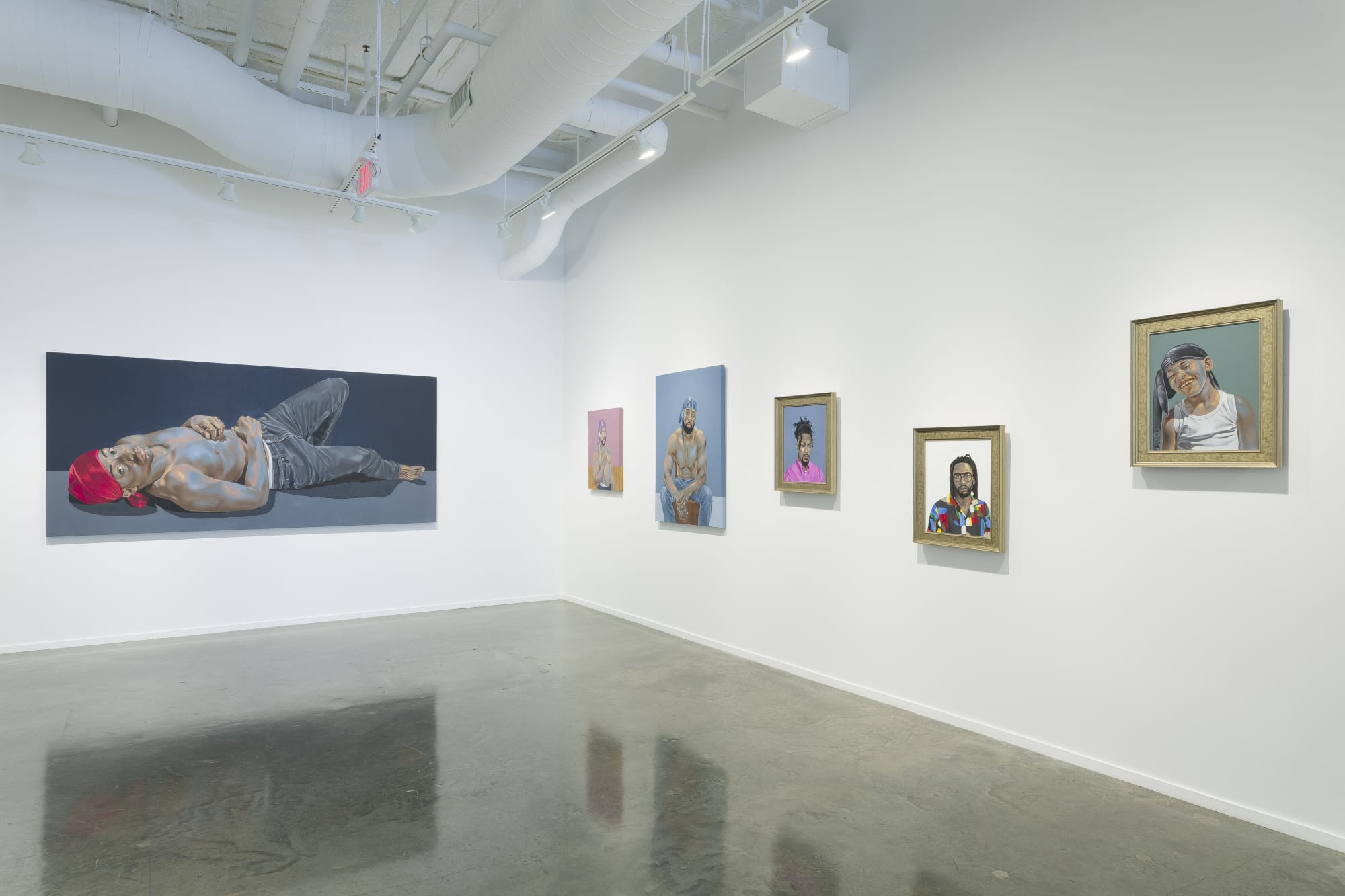 Installation view, Robert Peterson: Somewhere in America, 2025. Photo: Evan Sheldon.