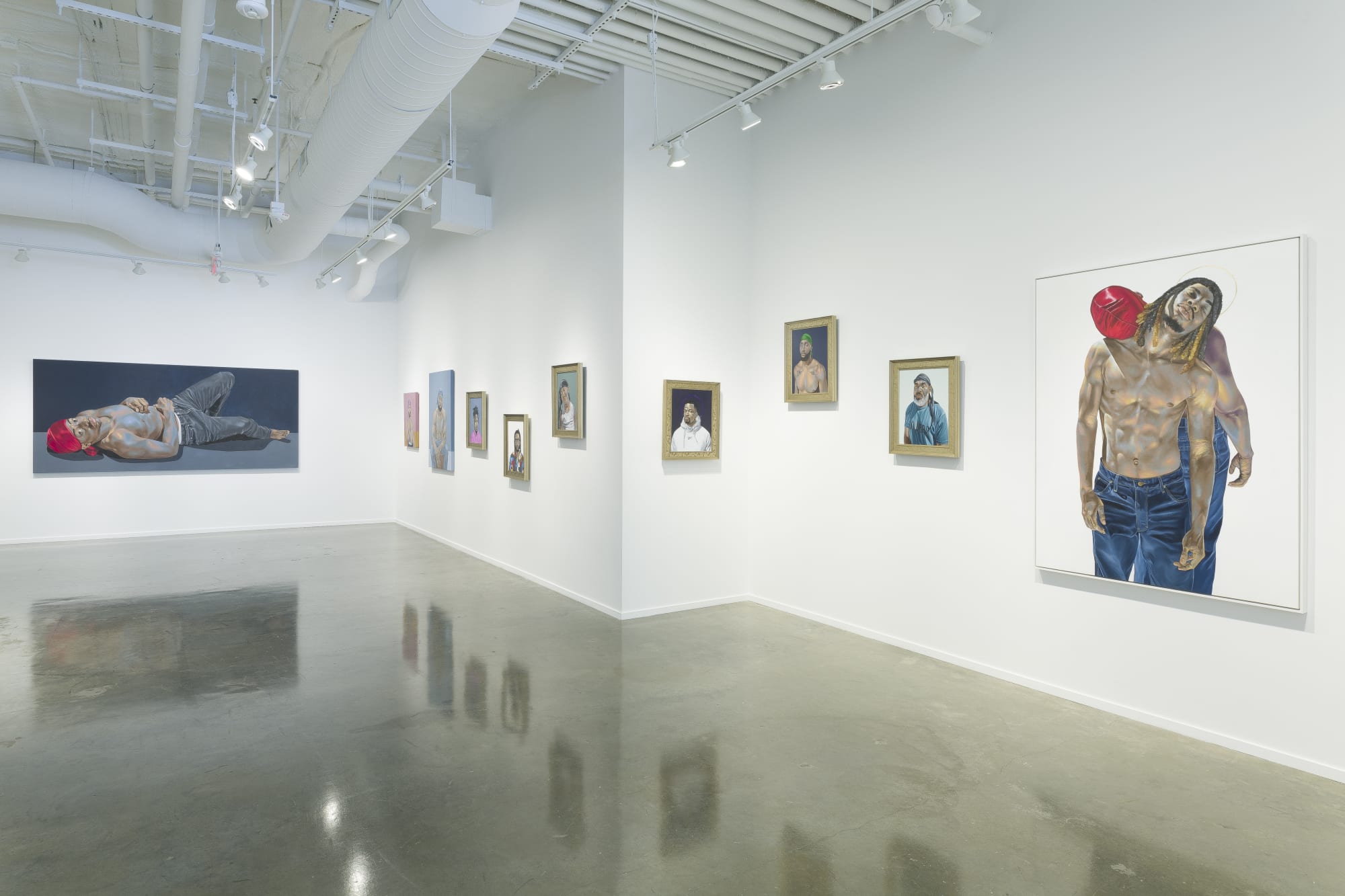 Installation view, Robert Peterson: Somewhere in America, 2025. Photo: Evan Sheldon.