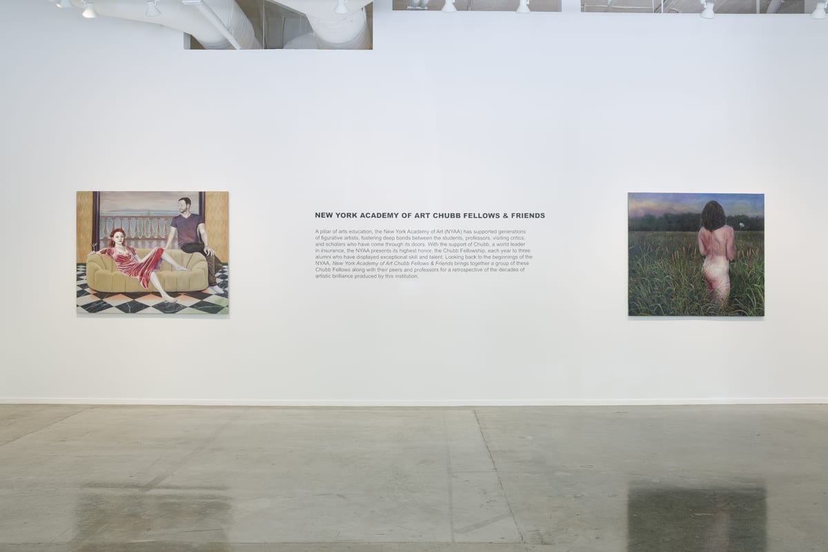 Installation view, New York Academy of Art Chubb Fellows and Friends, 2025. Photo: Evan Sheldon.