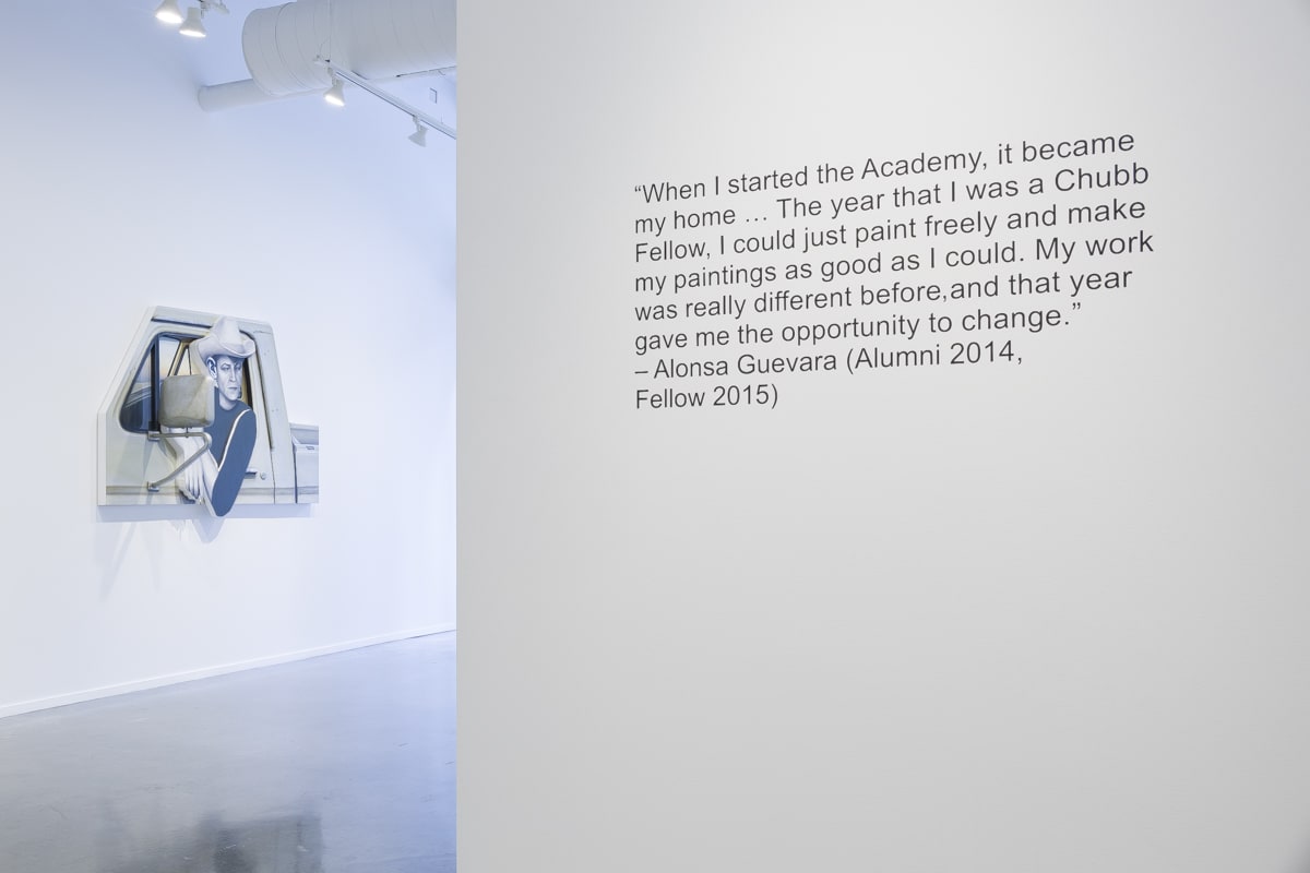 Installation view, New York Academy of Art Chubb Fellows and Friends, 2025. Photo: Evan Sheldon.